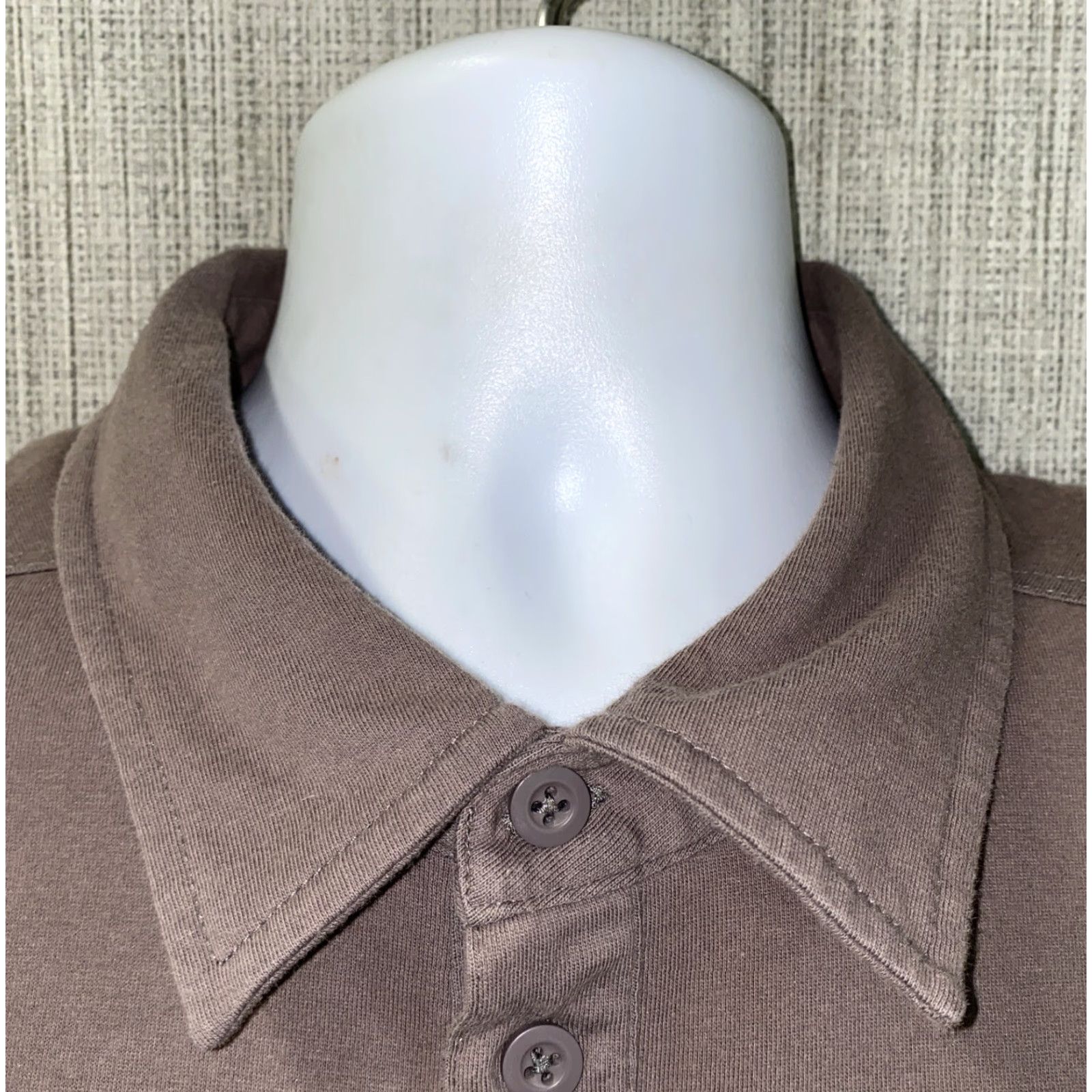 CO Duluth Trading Co Polo Shirt Mens Brown Short Sleeve Golf XL Regular Solid Cotton/Polyester Shirt Size US XL / EU 56 / 4 - 3 Thumbnail