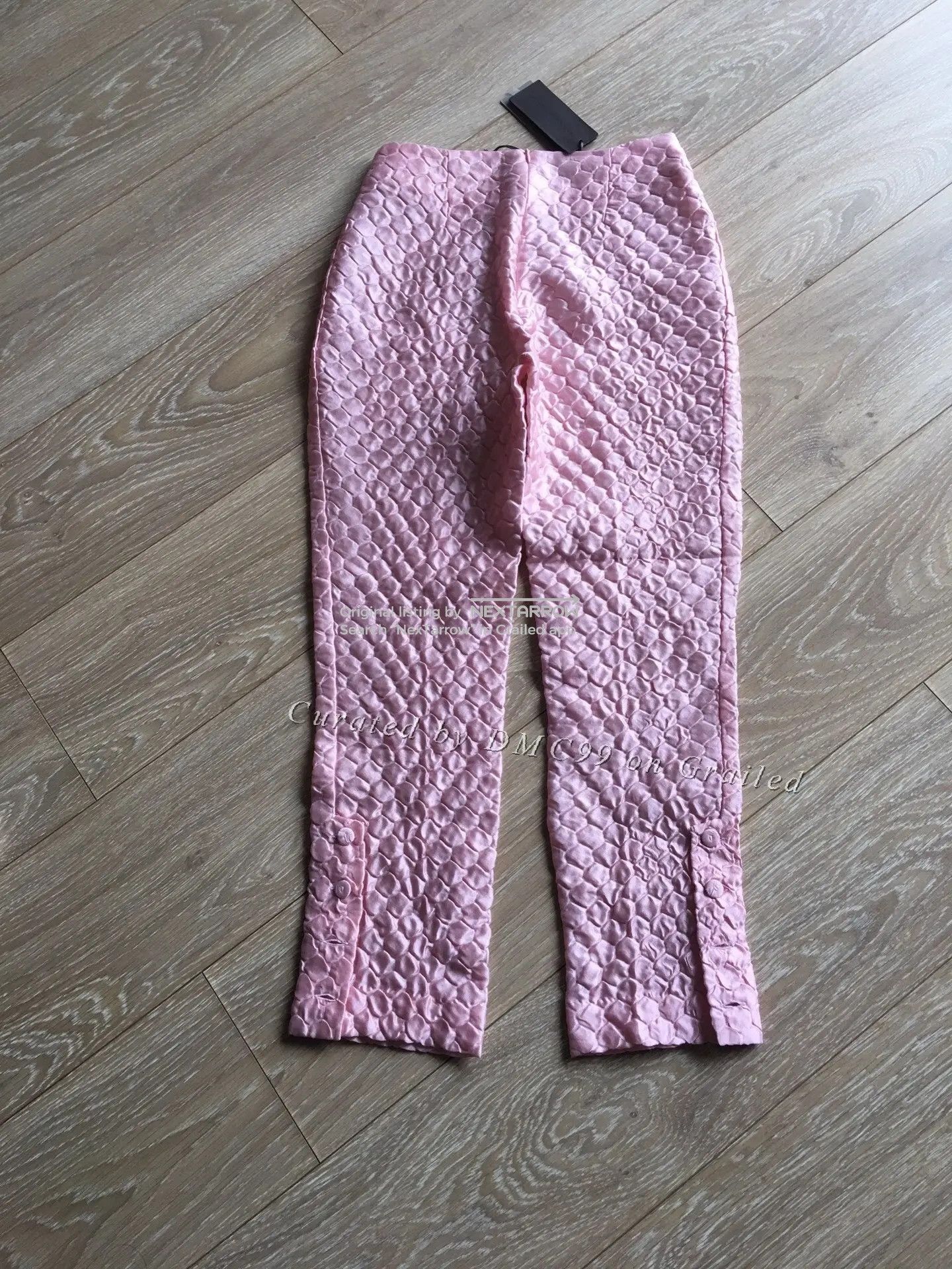 Ermanno Scervino Pink Scale Pattern Pants, Women's (Size 38) — image 3 of 6