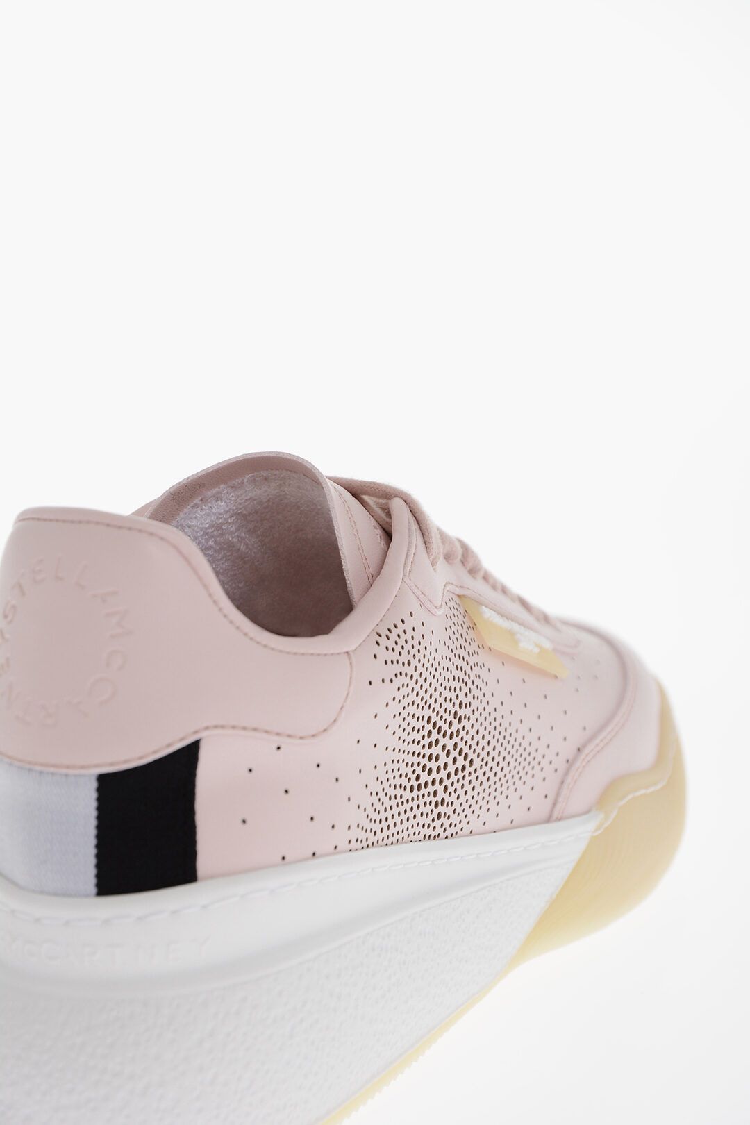 Stella McCartney og1mm0824 Eco-Leather Low-Top Sneaker in Multicolor Size US 5 / IT 35 - 4 Thumbnail