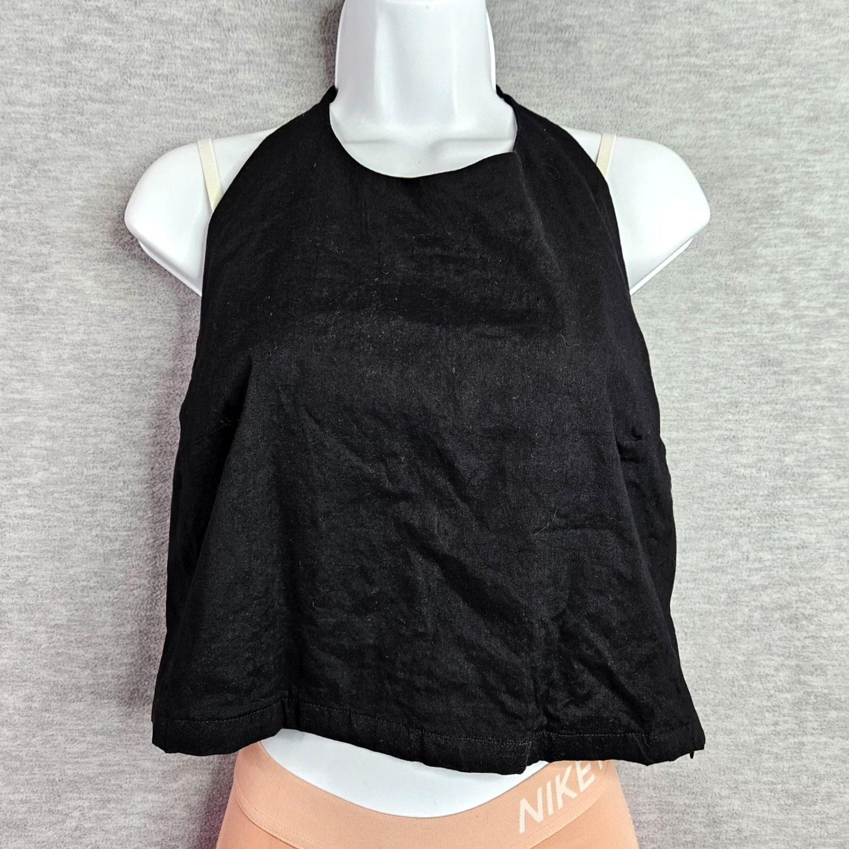 Athleta Athleta Women Tank Top L Black Sleeveless Lightweight Casual Tie back Size L / US 10 / IT 46 - 2 Thumbnail