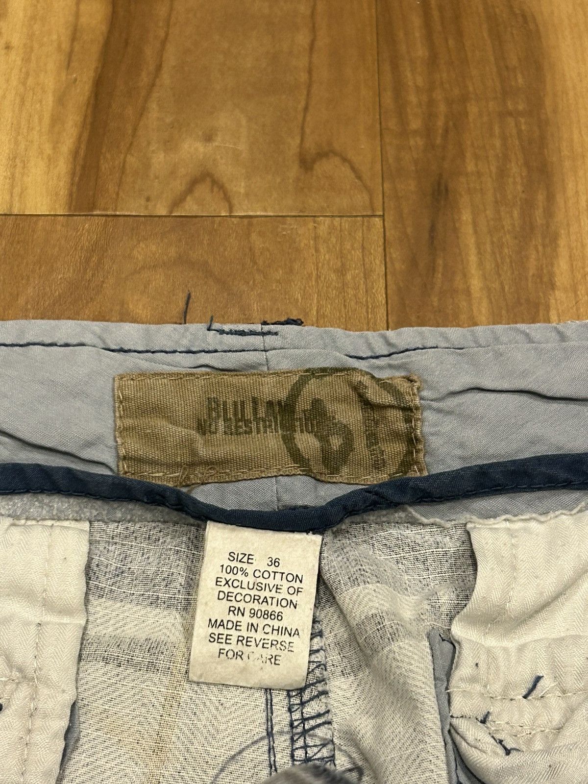 Bullhead Denim Co. Y2K BullHead Baggy Plaid Cargo Shorts Size US 36 / EU 52 - 3 Thumbnail