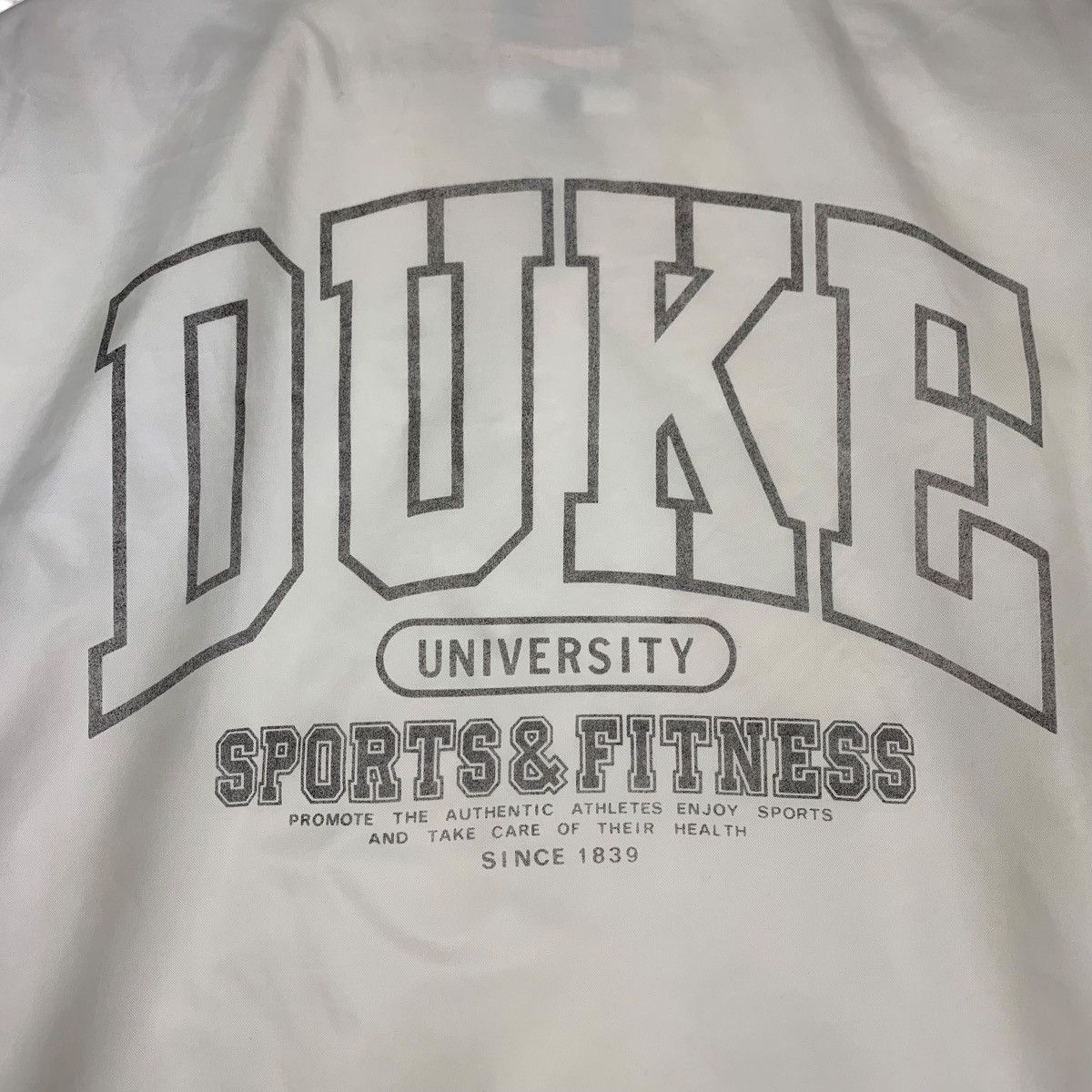Vintage DUKE UNIVERSITY Sport & Fitness Coach Jacket #1322-C60 Size US XL / EU 56 / 4 - 3 Thumbnail