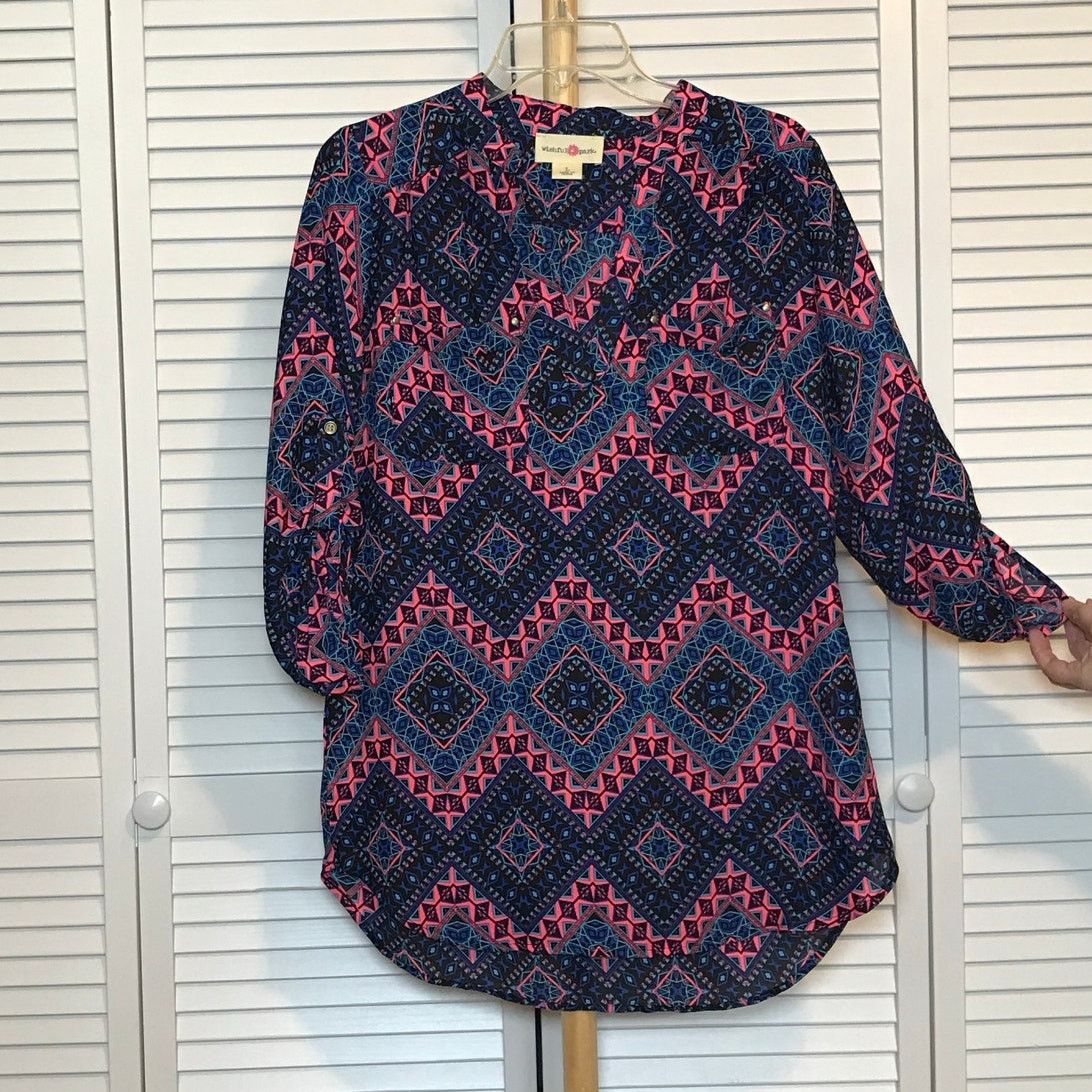Other Wishful Park Bohemian V-Neck Long Sleeve Relaxed Blouse L Size L / US 10 / IT 46 - 2 Thumbnail