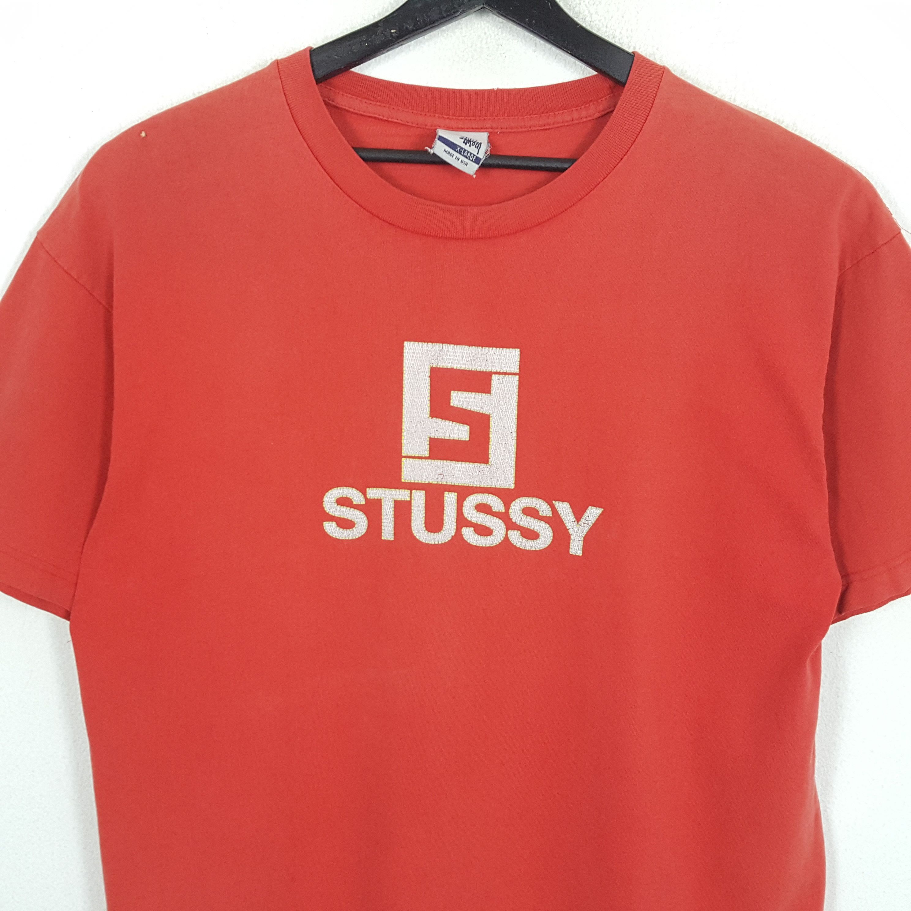 Stussy STUSSY x Fendi Logo Style Center Design Streetwear Tshirt Size US XL / EU 56 / 4 - 2 Thumbnail