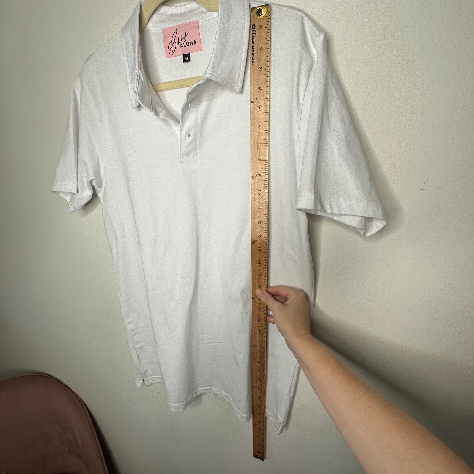 Other NWOT Billy Aloha Bright White Short Sleeve Polo Shirt Medium Size US M / EU 48-50 / 2 - 9 Thumbnail