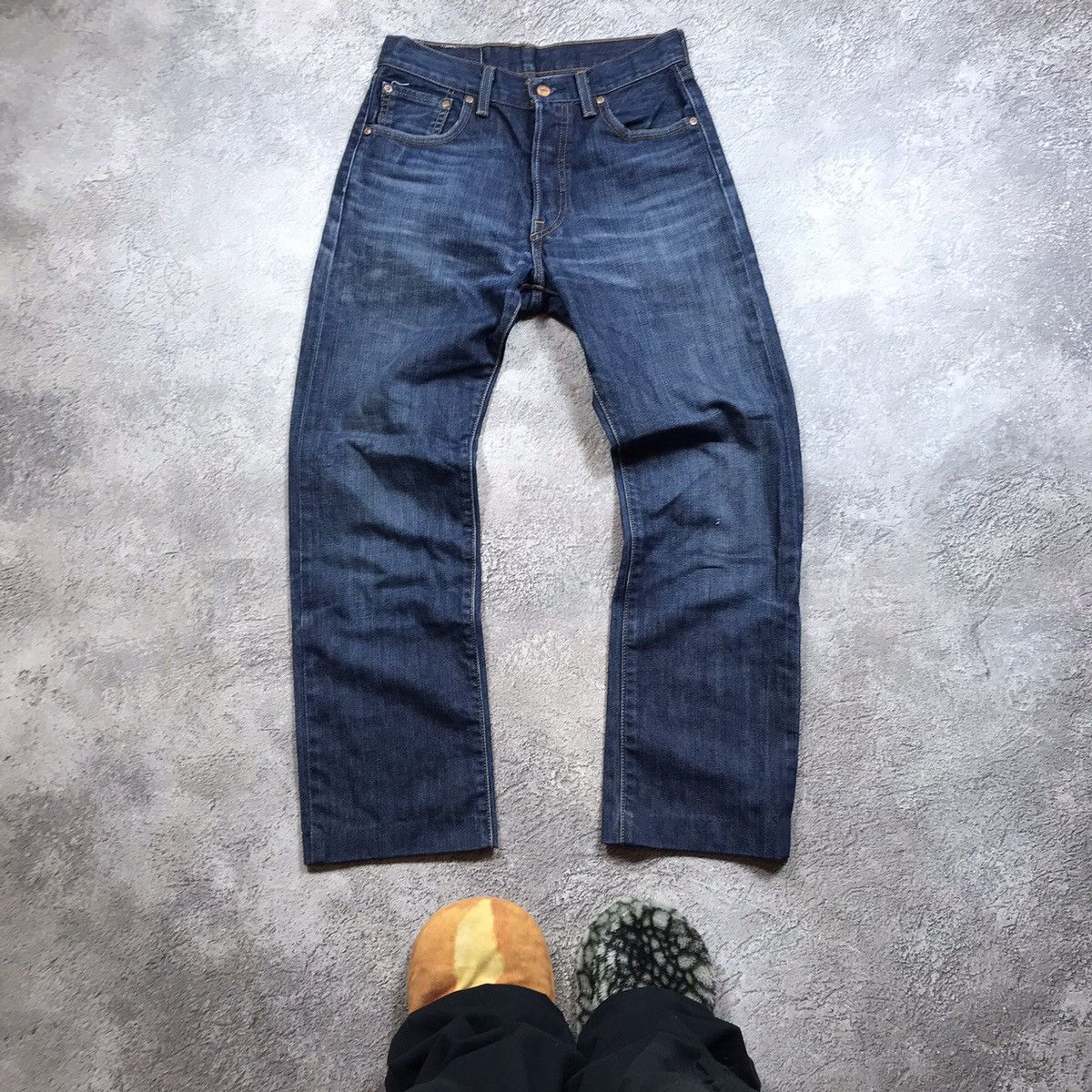 Vintage Vintage 90s Levis Distressed Baggy Jeans Grunge Skate 28 Size US 28 / EU 44 - 3 Thumbnail