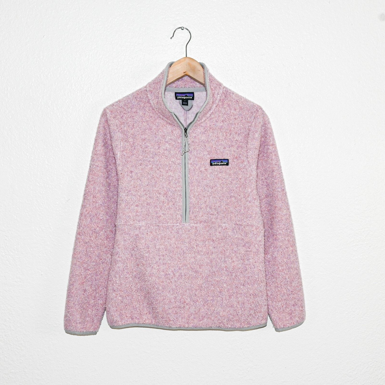 Patagonia Reclaimed Fleece Sweater jacket in Hazy Purple S
