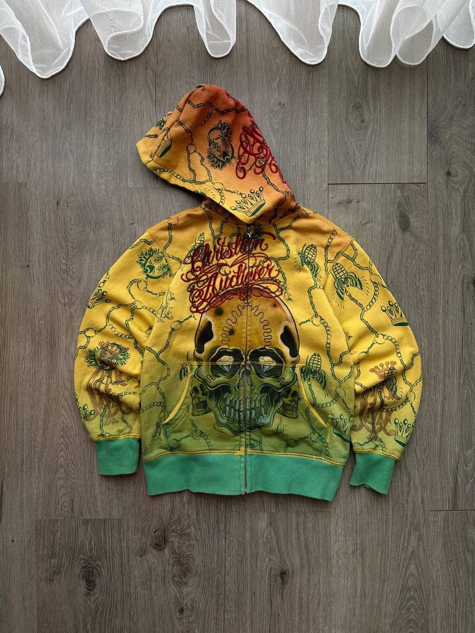 Christian Audigier × Ed Hardy × Vintage Vintage Ed Hardy Christian Audigier Hoodie Size US S / EU 44-46 / 1 - 1 Thumbnail