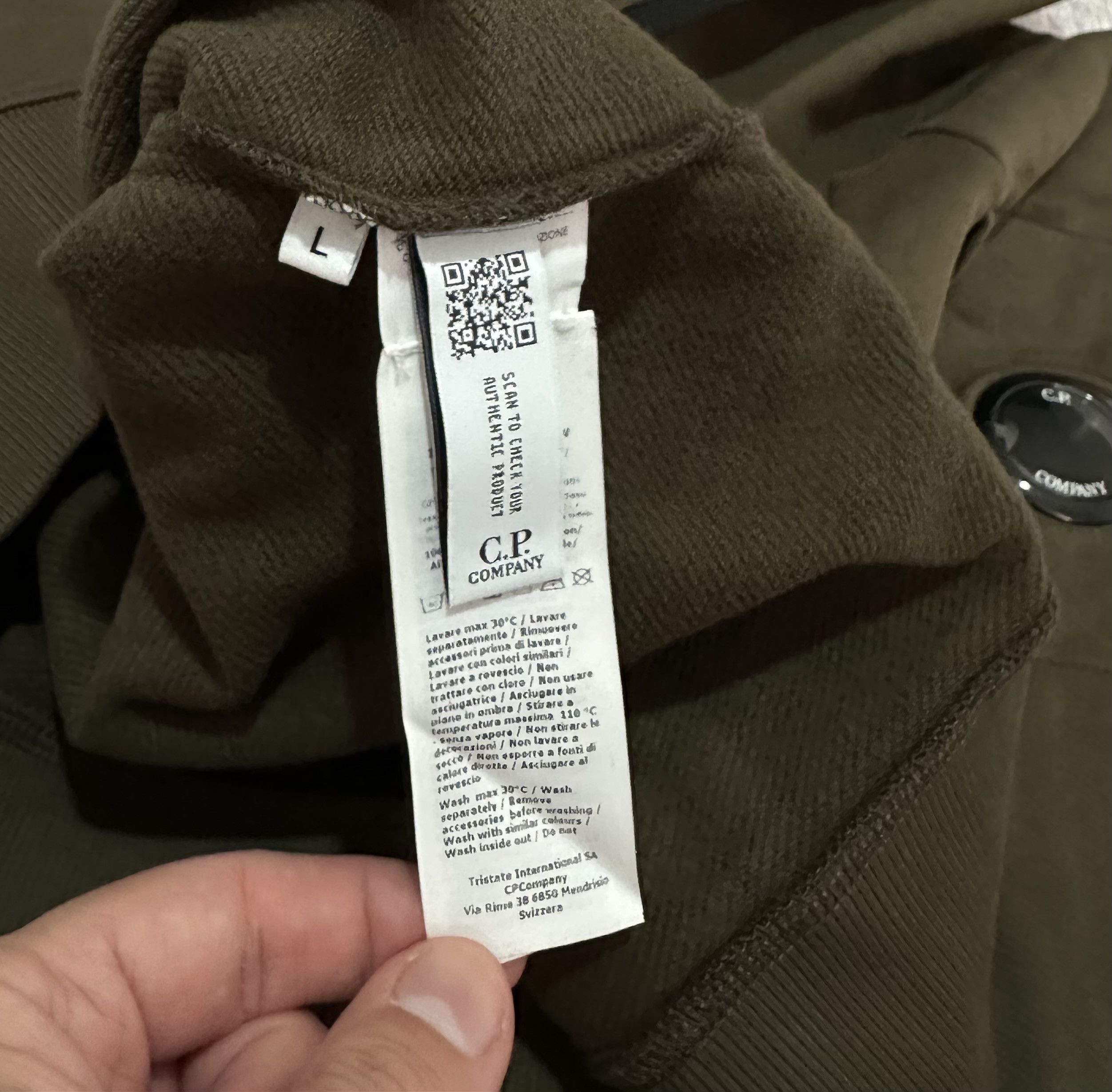 C.P. Company Diagonal Raised Fleece Sweatshirt Size US L / EU 52-54 / 3 - 8 Thumbnail