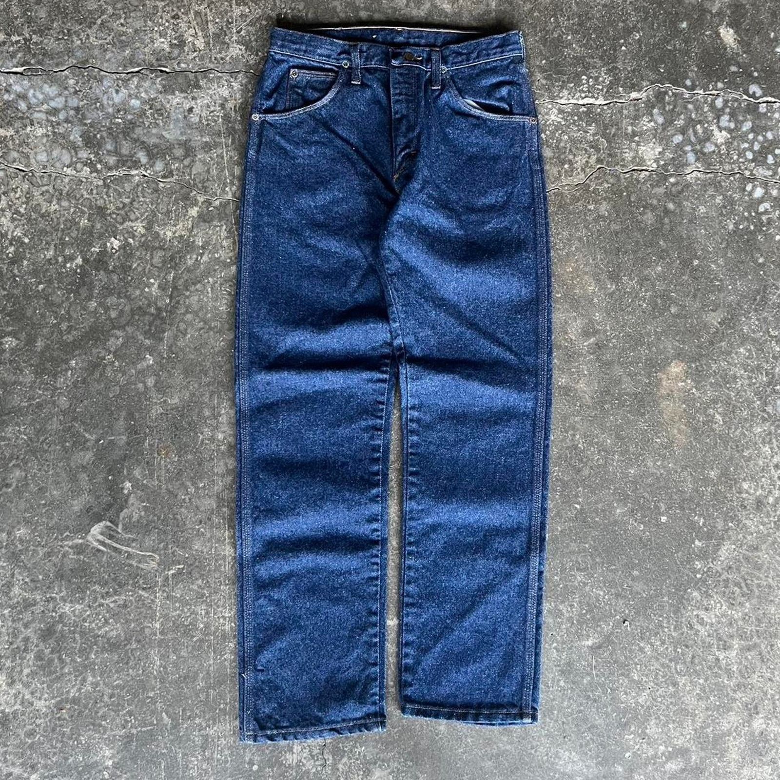 Wrangler Vintage wrangler blue jeans USA made Size US 30 / EU 46 - 5 Thumbnail