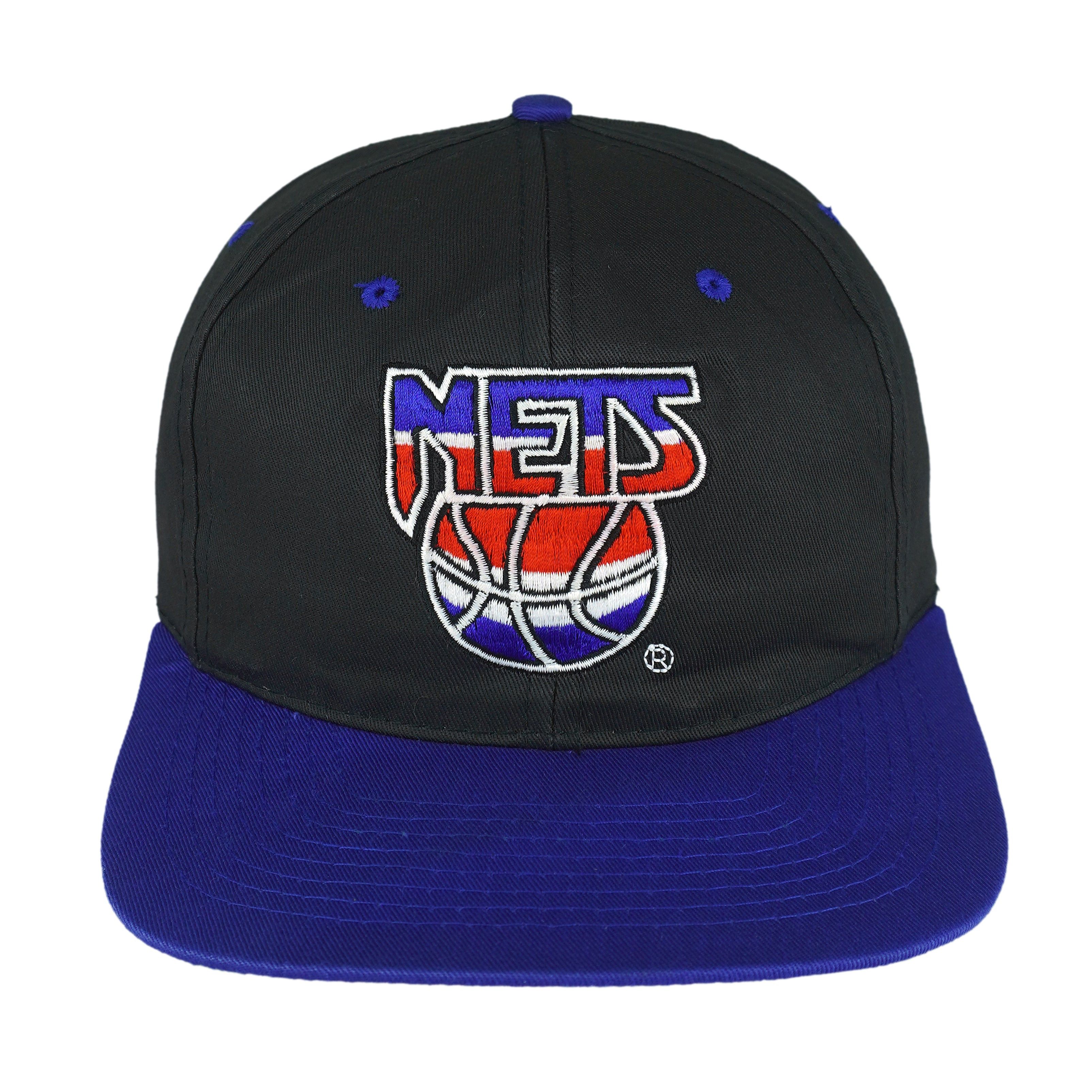 NBA A.J.D. - New Jersey Nets Snapback Hat 1990s Size ONE SIZE - 1 Thumbnail