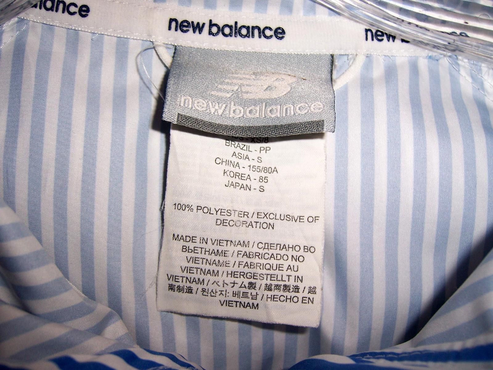 New Balance New Balance x JCrew Ultralight Striped Windbreaker-Blue - XS Size XS / US 0-2 / IT 36-38 - 2 Thumbnail
