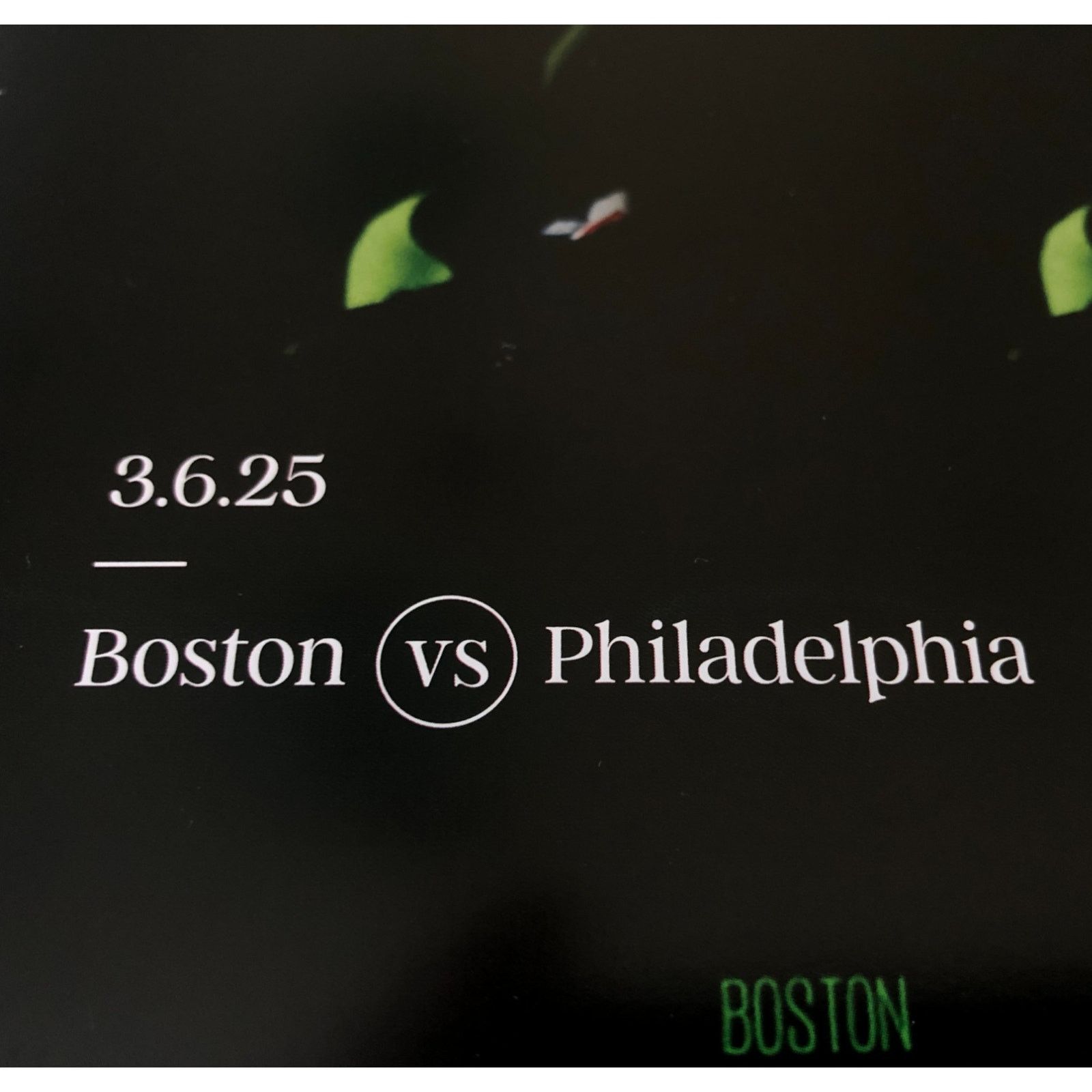 NBA Boston Celtics v Philadelphia 76ers 3/6/2025 Poster Horford Size ONE SIZE - 5 Thumbnail