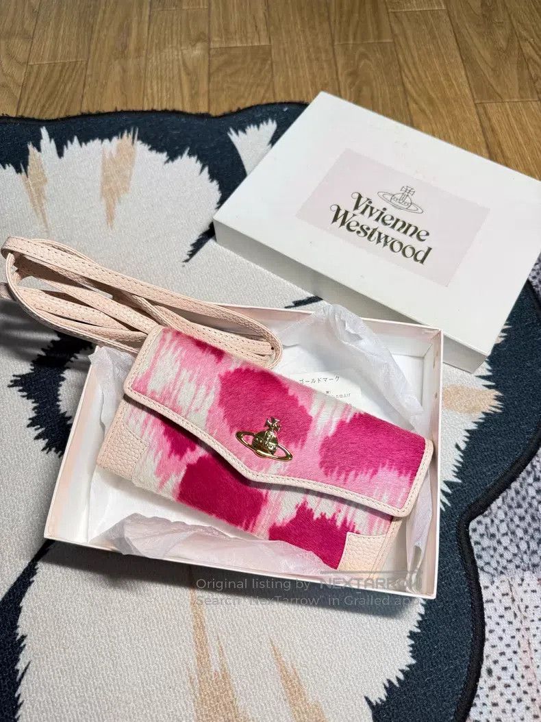Vivienne Westwood Vivienne Westwood size os Pink Horsehair Bag Multi-Way Carr Size ONE SIZE - 1 Thumbnail