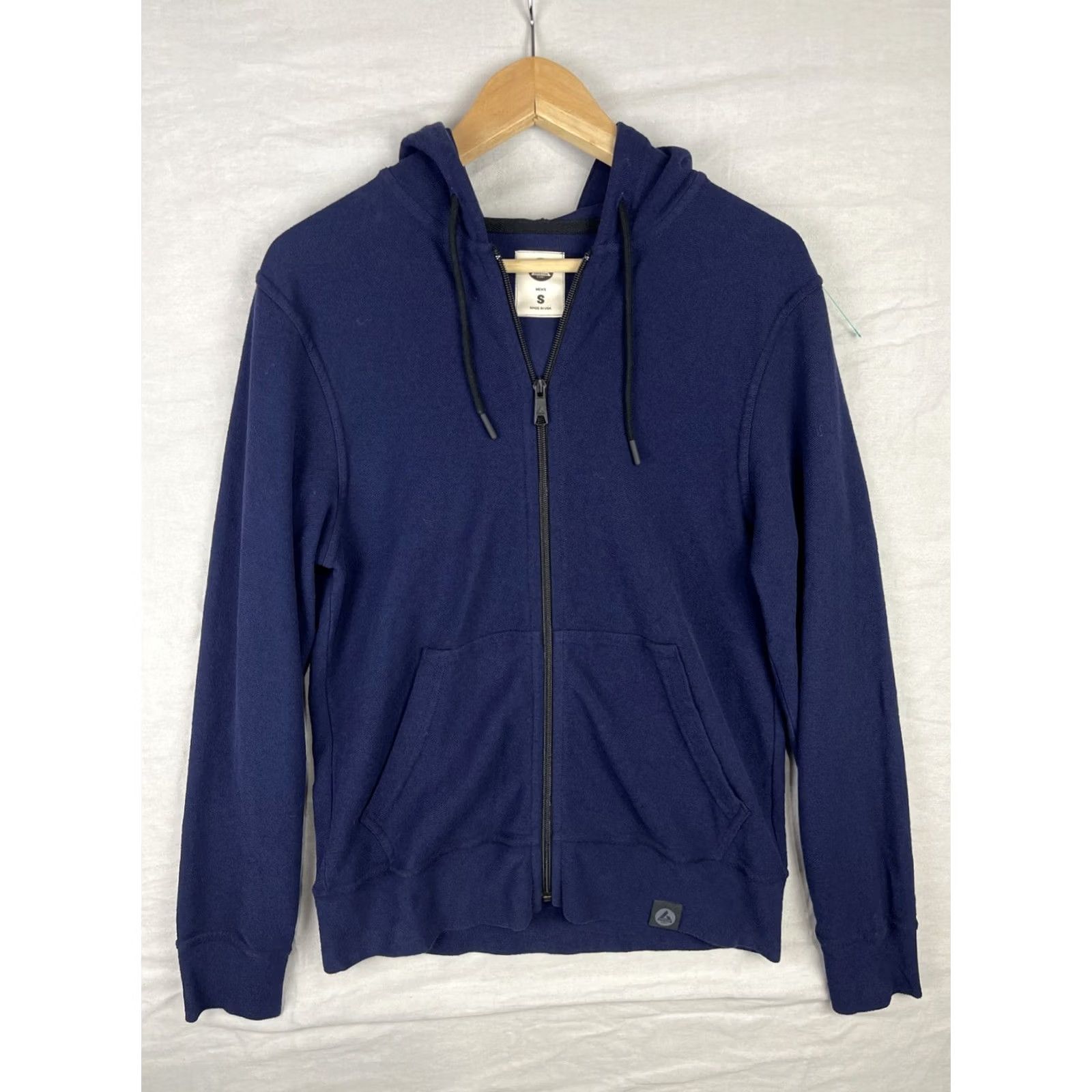 Vintage VINTAGE American Giant Hoodie Mens Small Navy Blue Zip Up Knit Heavyweight Made In USA Size US S / EU 44-46 / 1 - 2 Thumbnail