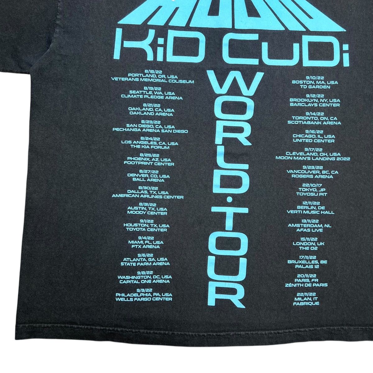 Kid Cudi Kid Cudi To The Moon World Tour Graphic Hip Hop T-Shirt Size US M / EU 48-50 / 2 - 11 Thumbnail