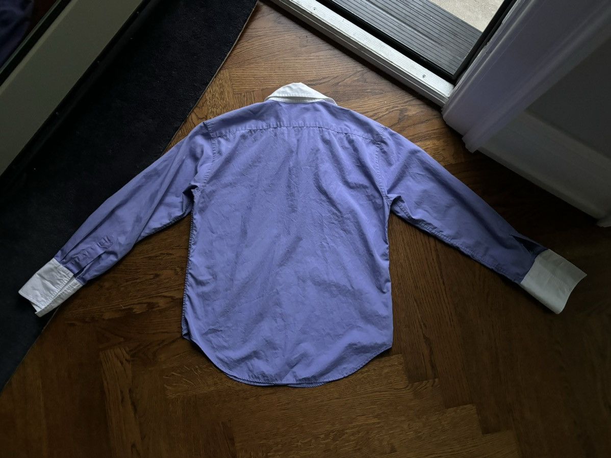 Lauren Ralph Lauren × Polo Ralph Lauren × Ralph Lauren Y2K Ralph Lauren Button Up 2000s Two Tone Dress Shirt Posh Size US XS / EU 42 / 0 - 8 Thumbnail