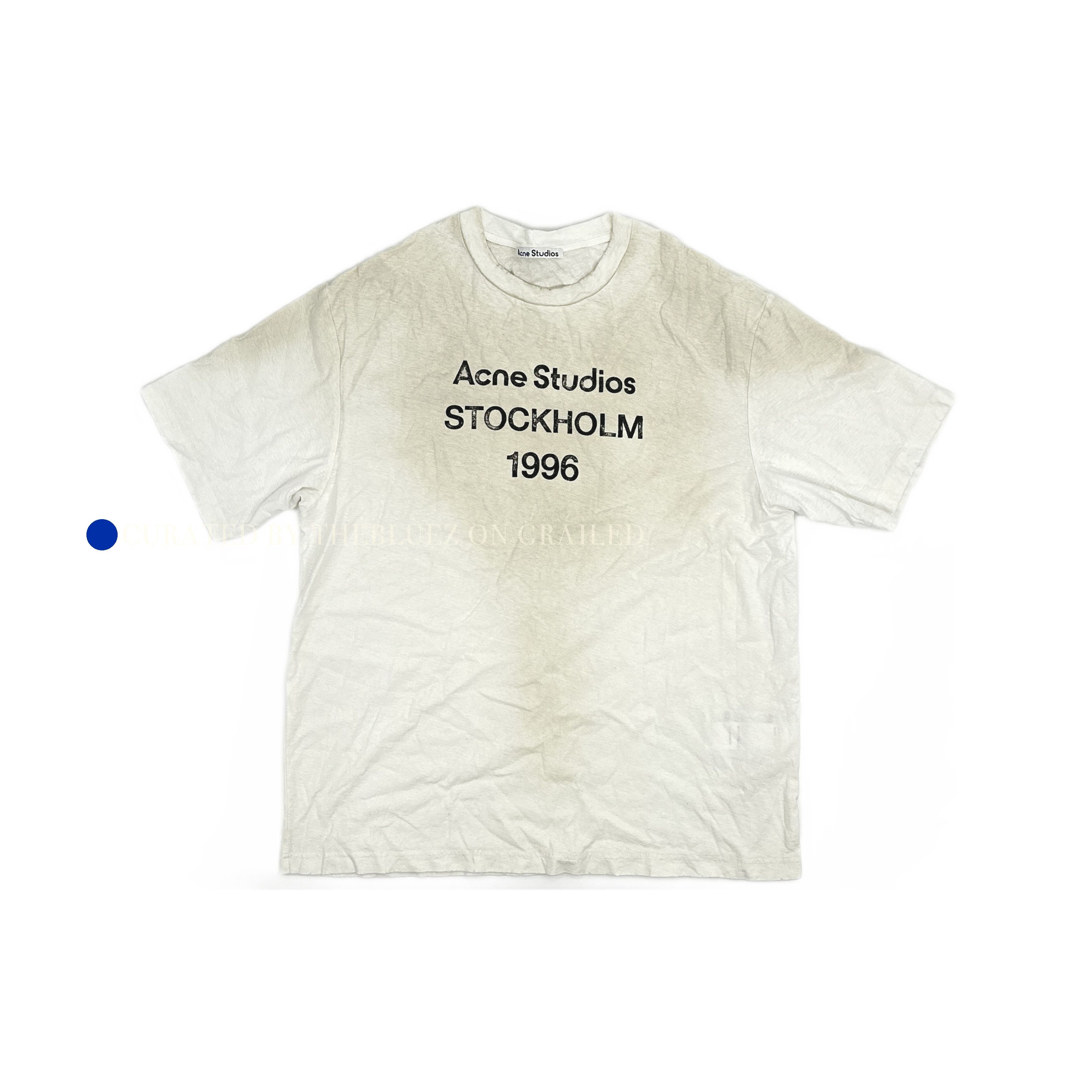 Acne Studios 1996 Logo T-Shirt in White Size US L / EU 52-54 / 3 - 1 Thumbnail