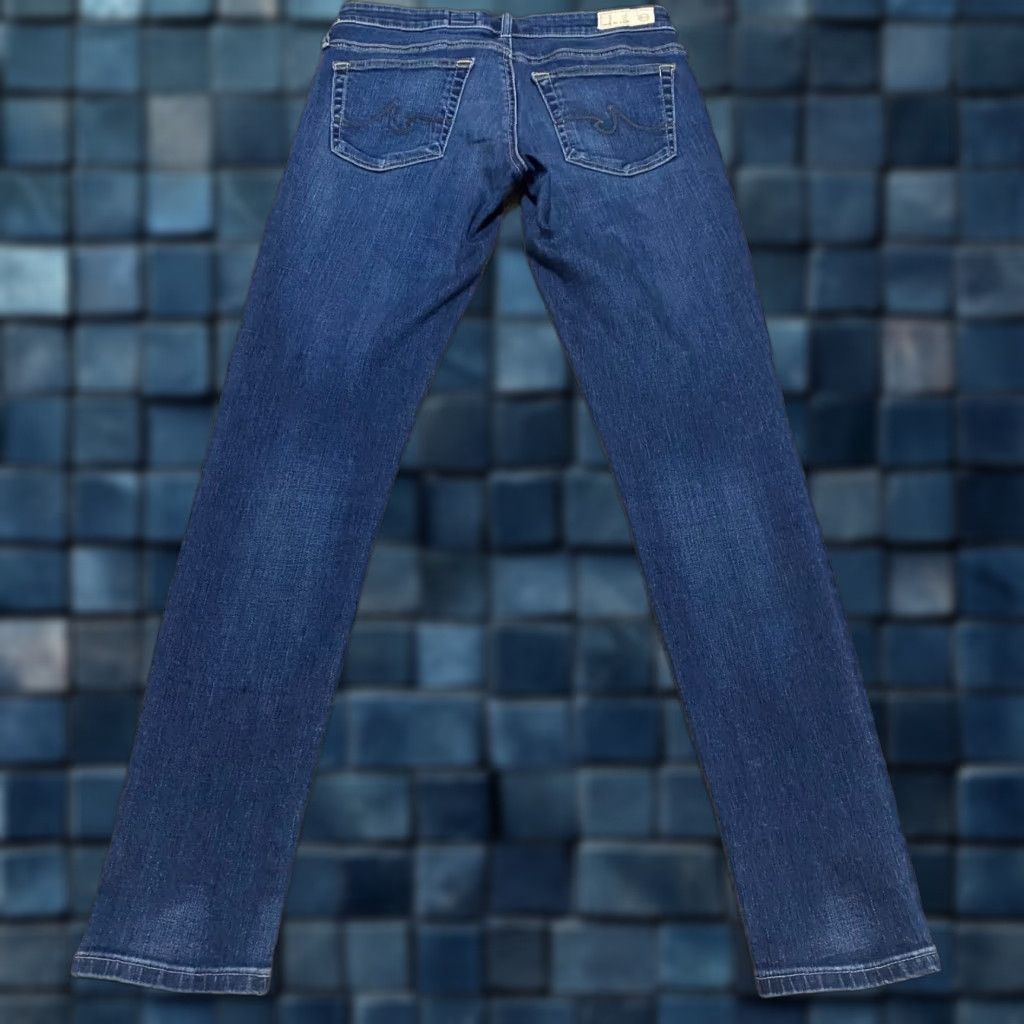 Denime AG Adriano Goldschmied Jeans Skinny Womens 26 Blue Denim Dark Wash Legging Ankle Slim Size 26" / US 2 / IT 38 - 1 Thumbnail