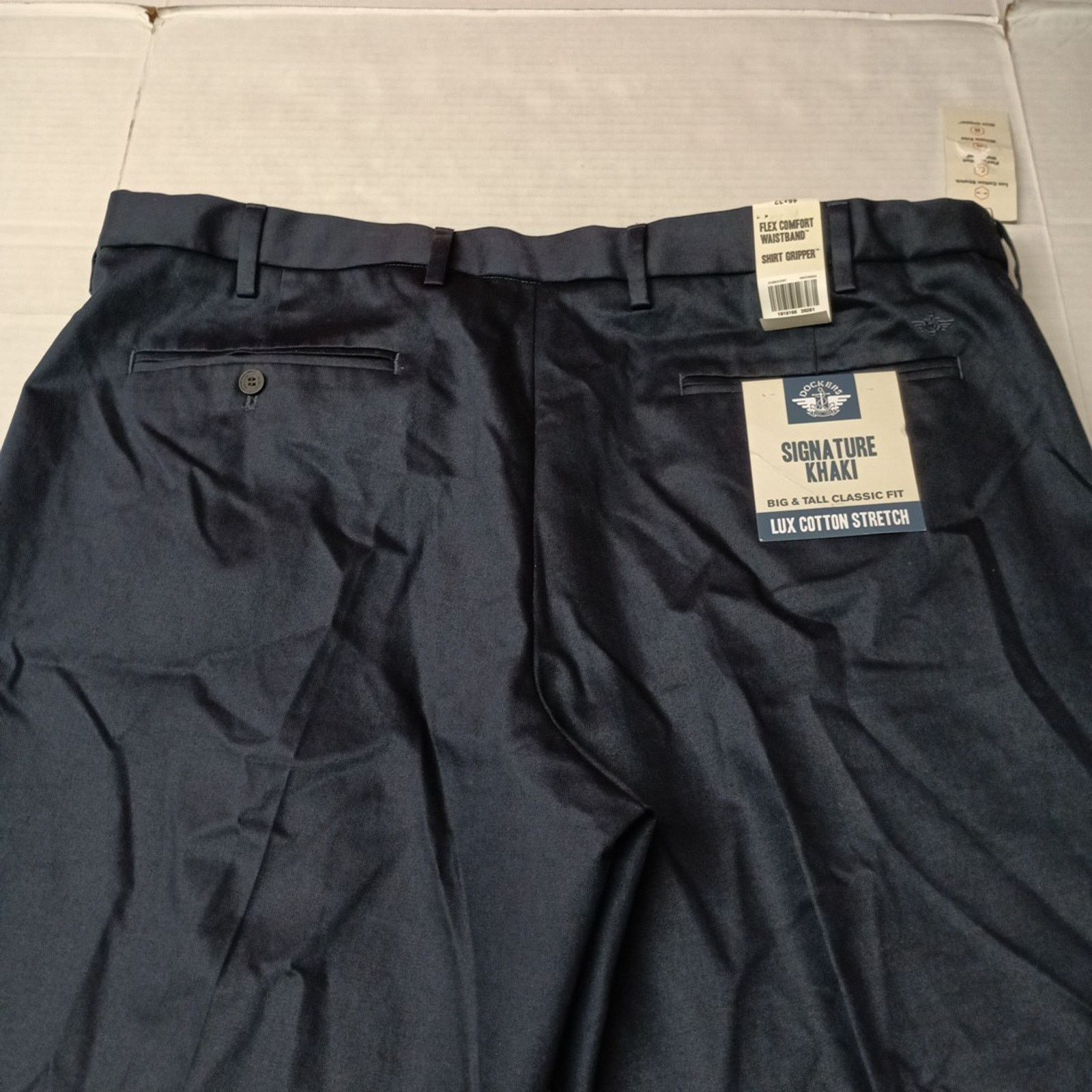 Dockers Dockers Signature Khakis Men's Size 46x32 Blue Classic Fit Size US 44 / EU 60 - 9 Thumbnail