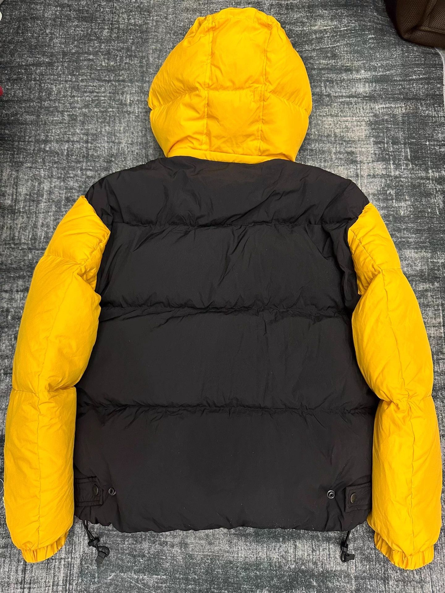 Diesel Diesel 22fw black&yellow colorblocked hooded puffer jacket M Size US M / EU 48-50 / 2 - 3 Thumbnail