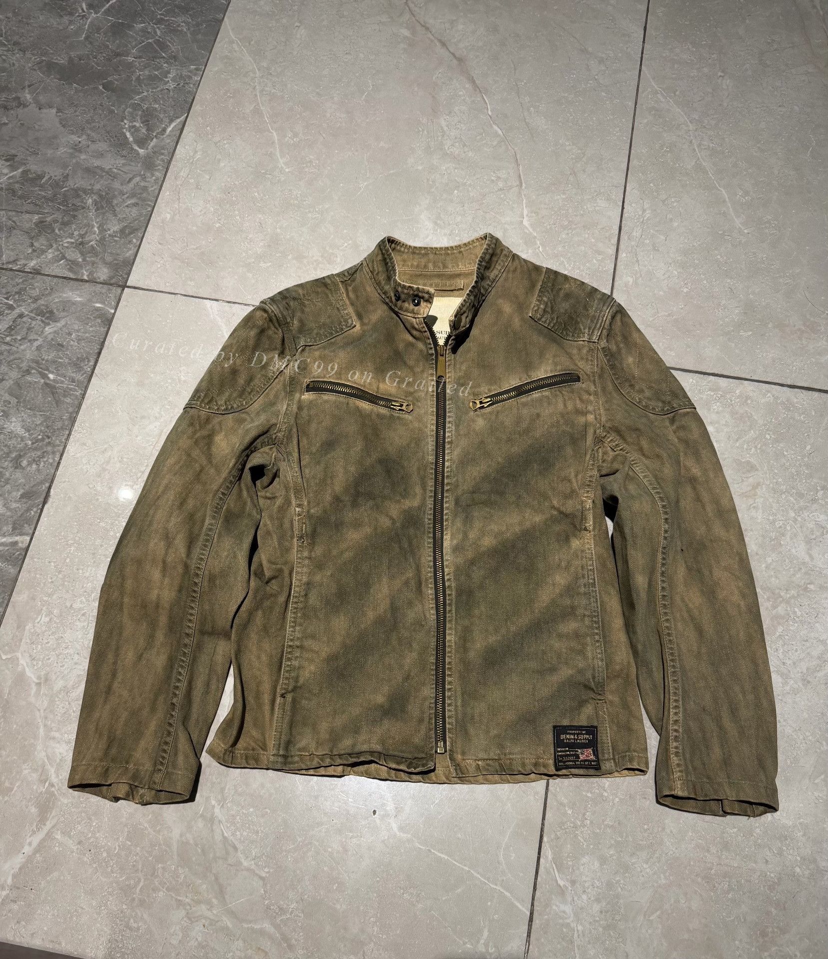 Denim & Supply Ralph Lauren Ralph Lauren Distressed Vintage Mud-Dyed Jacket Size US M / EU 48-50 / 2 - 1 Thumbnail
