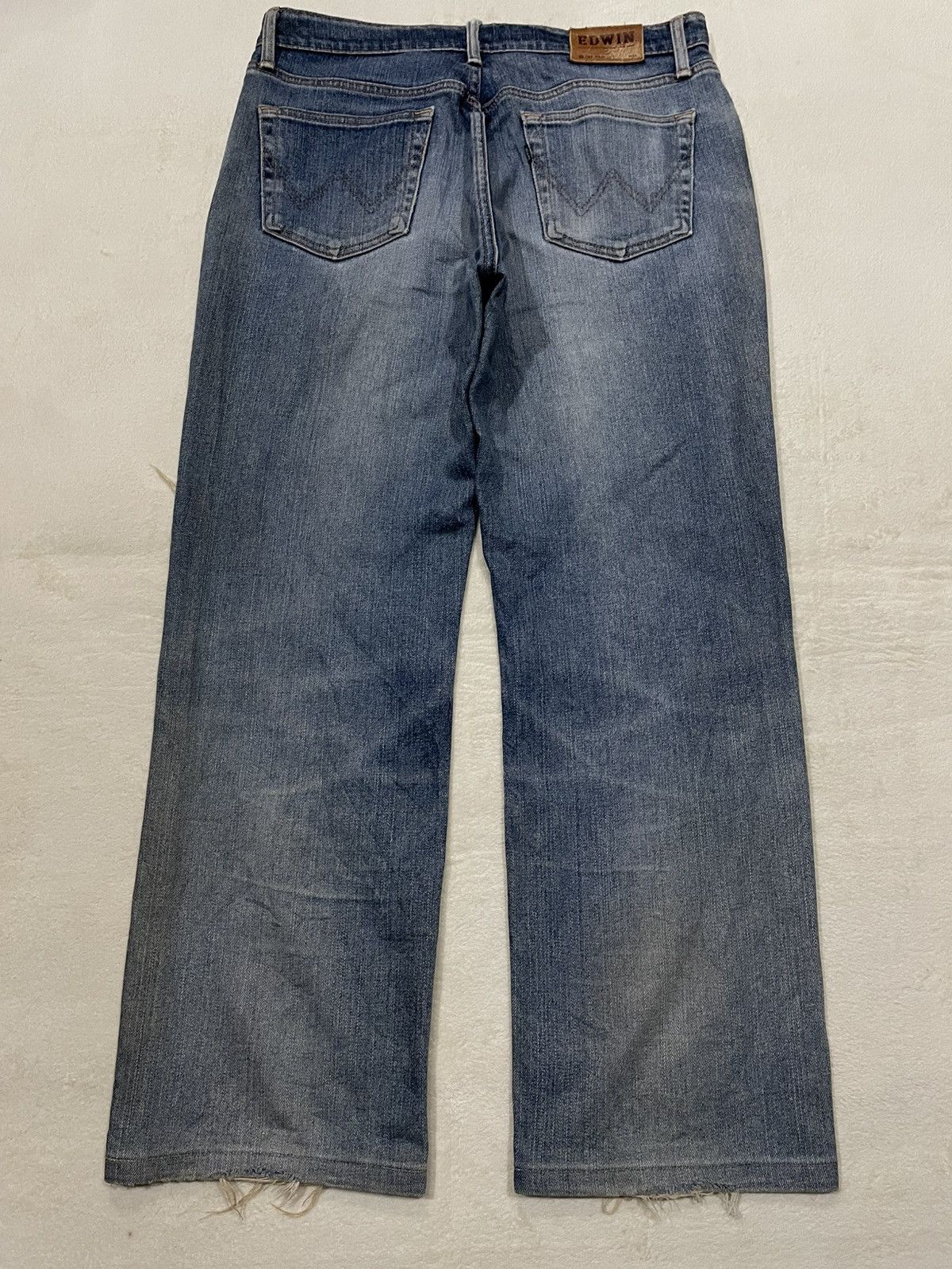 Edwin Vintage Edwin International Basic Distressed Mudwash Jeans Size US 34 / EU 50 - 10 Thumbnail