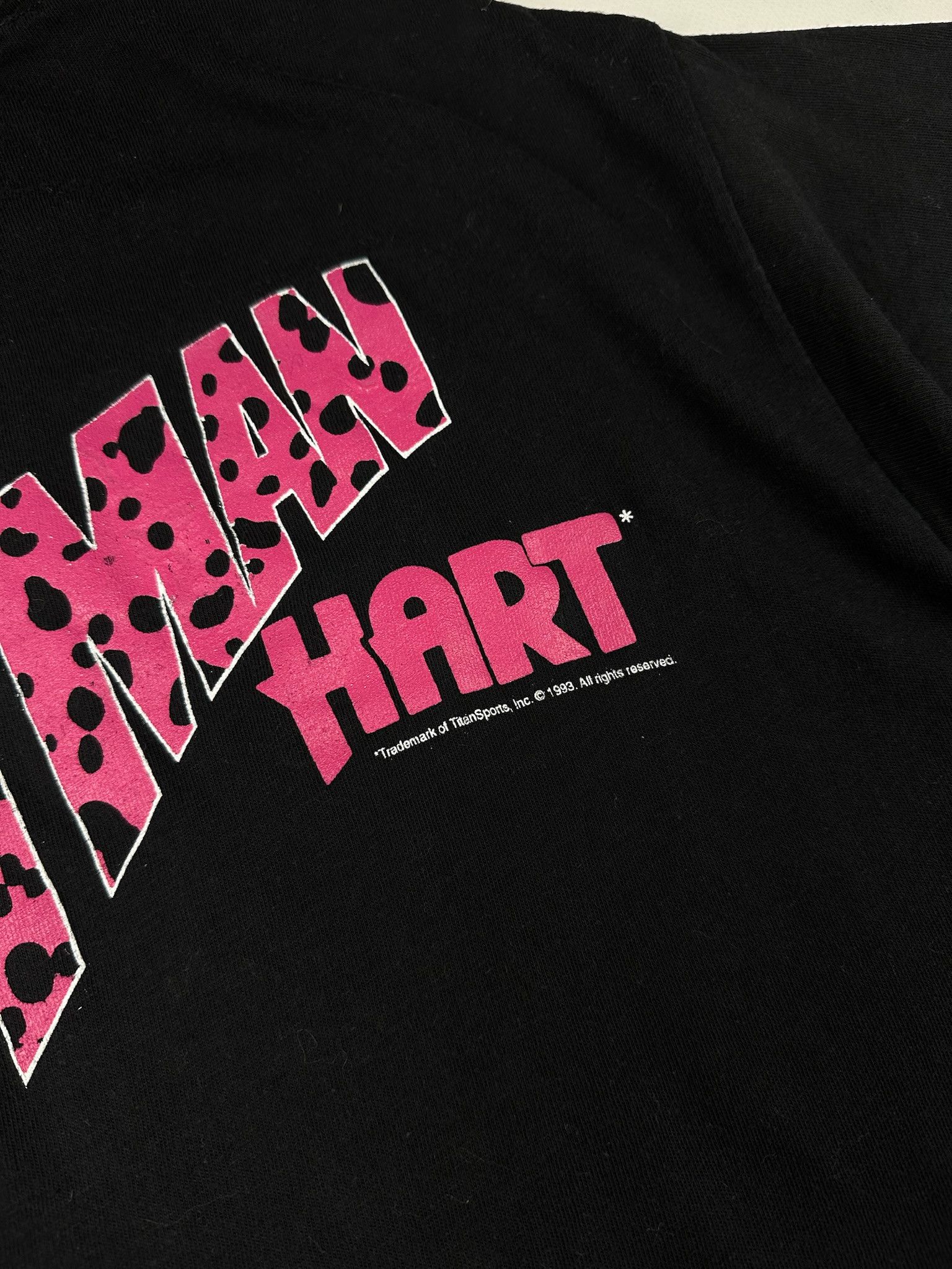 Vintage BRET HART 1993 Hitman Vintage Tee wwf wrestling Size US L / EU 52-54 / 3 - 3 Thumbnail