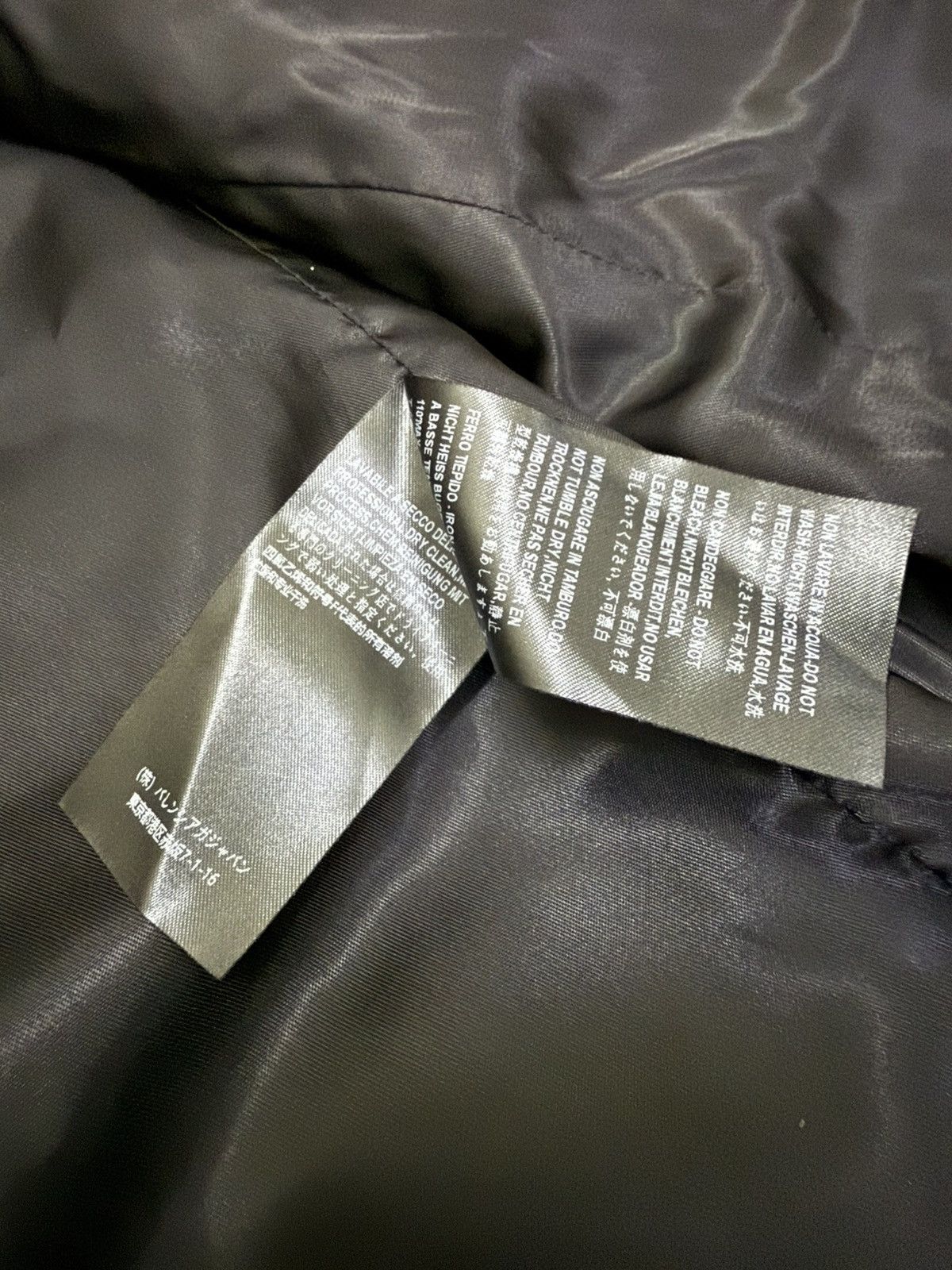 Balenciaga Vintage Balenciaga Leather Jacket Size 36R - 9 Thumbnail