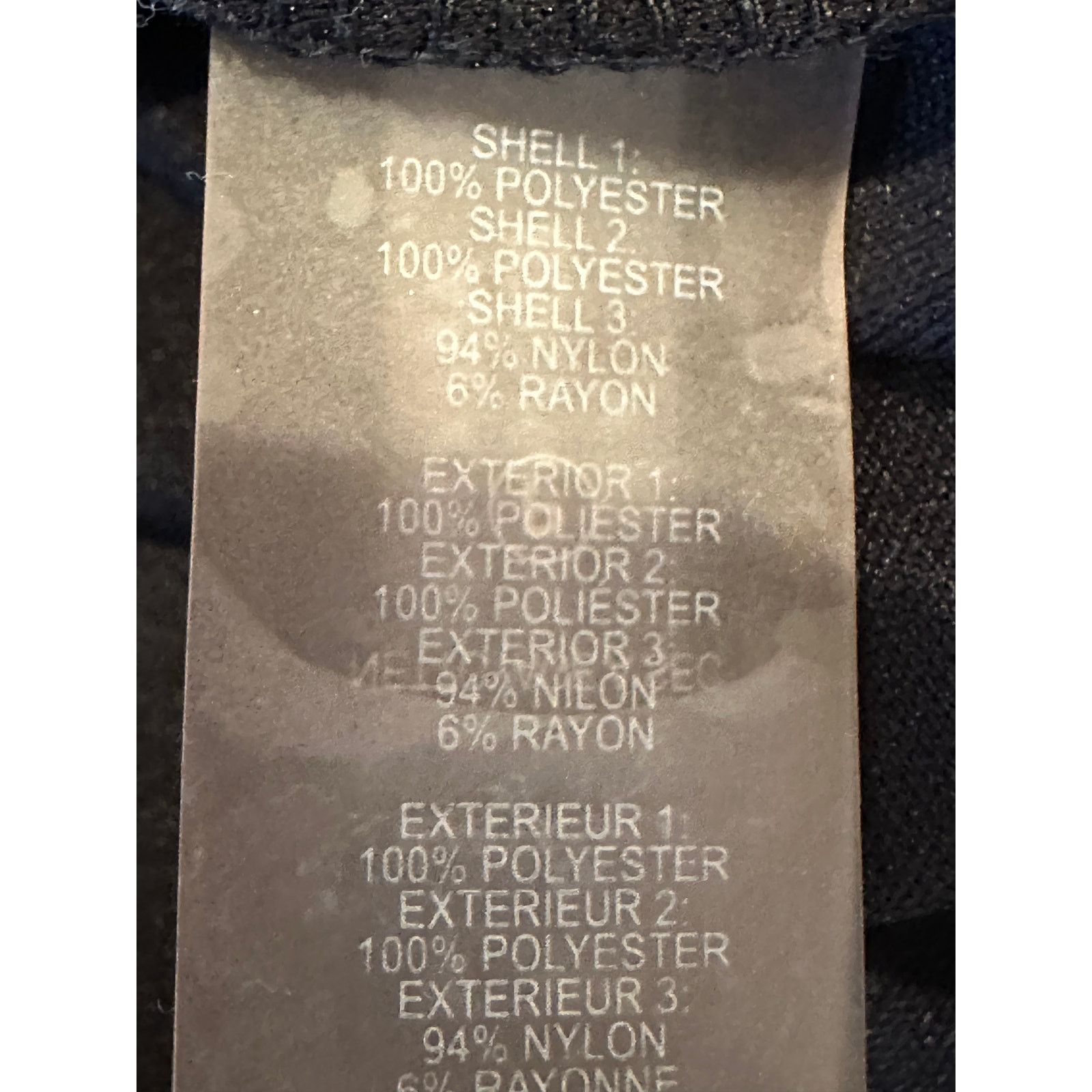 Calvin Klein Calvin Klein Women's Black Lace Neck Sheer Short Sleeve PXS Size XS / US 0-2 / IT 36-38 - 10 Thumbnail