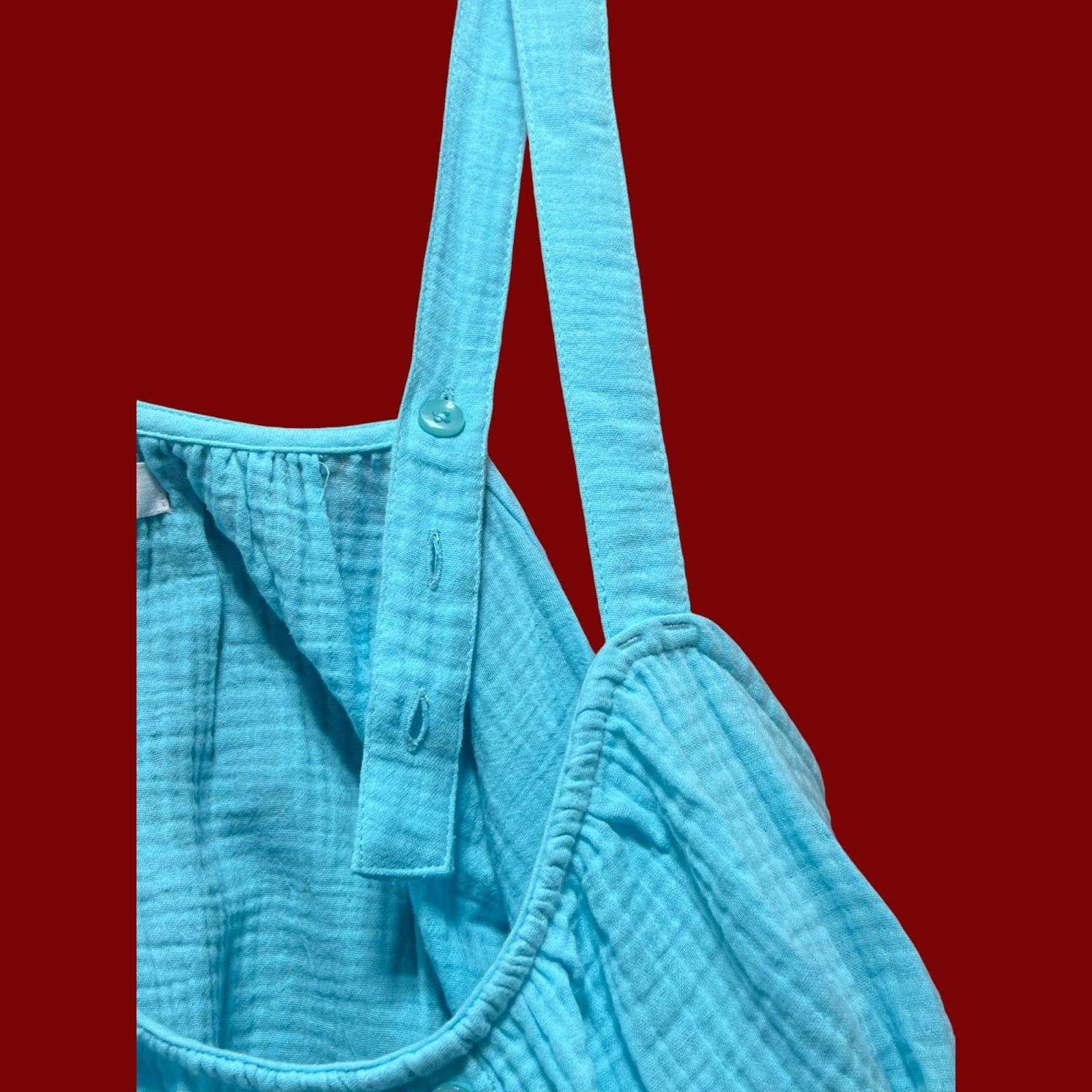 Other Colsie - Women's Tiny Tank Top - Light Blue - Large Size L / US 10 / IT 46 - 12 Thumbnail