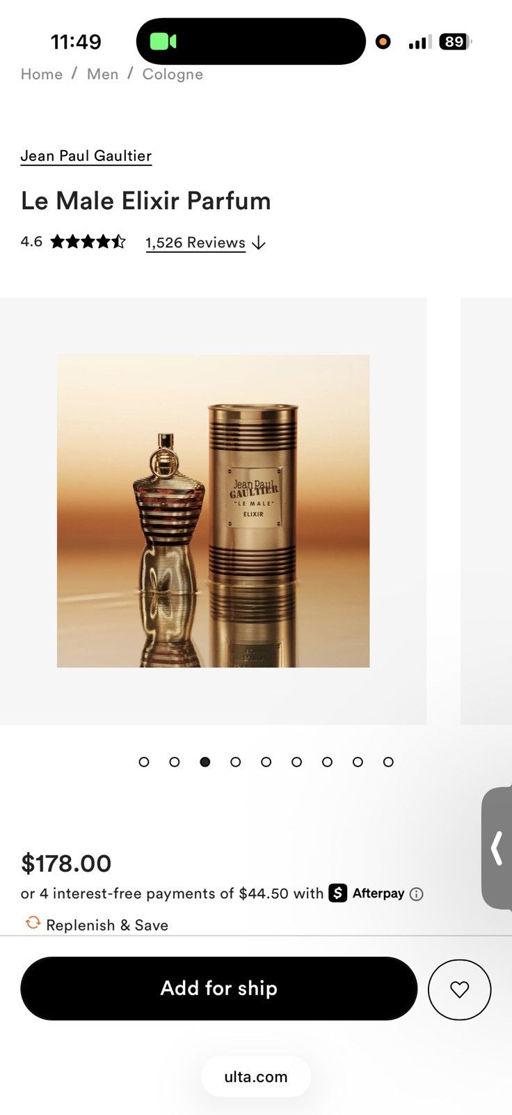 Jean Paul Gaultier Jean Paul Gaultier le male elixir Size ONE SIZE - 5 Thumbnail