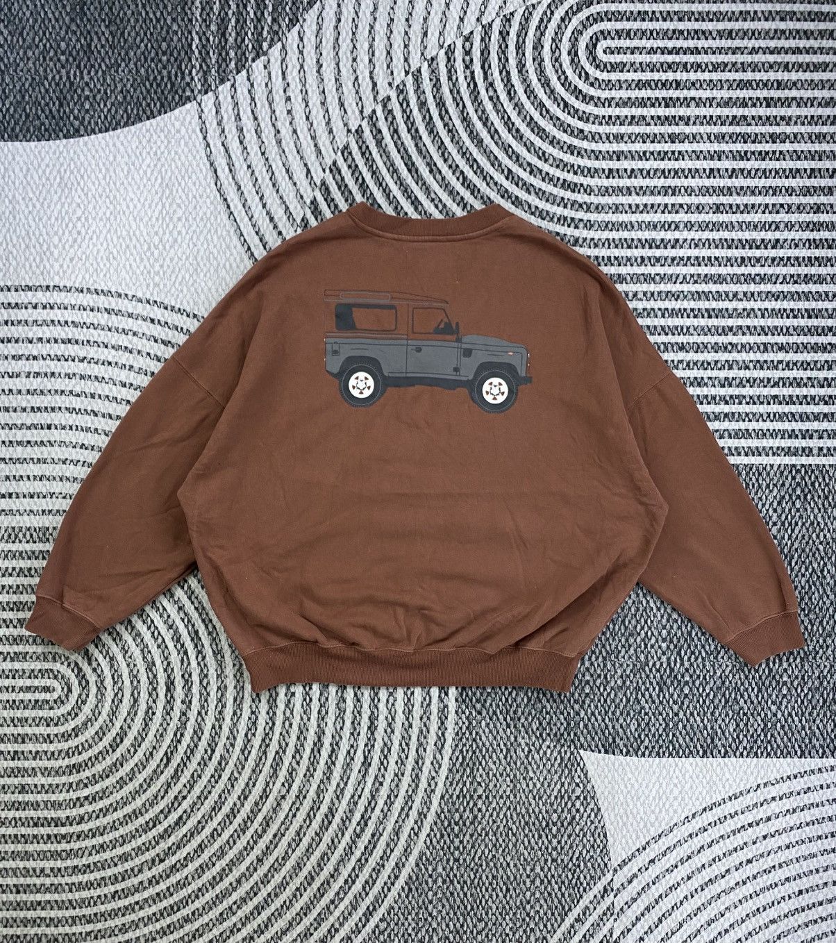 Japanese Brand Vintage Land Rover Pacsun V-Neck Baggy Sweatshirt Size US XXL / EU 58 / 5 - 2 Thumbnail