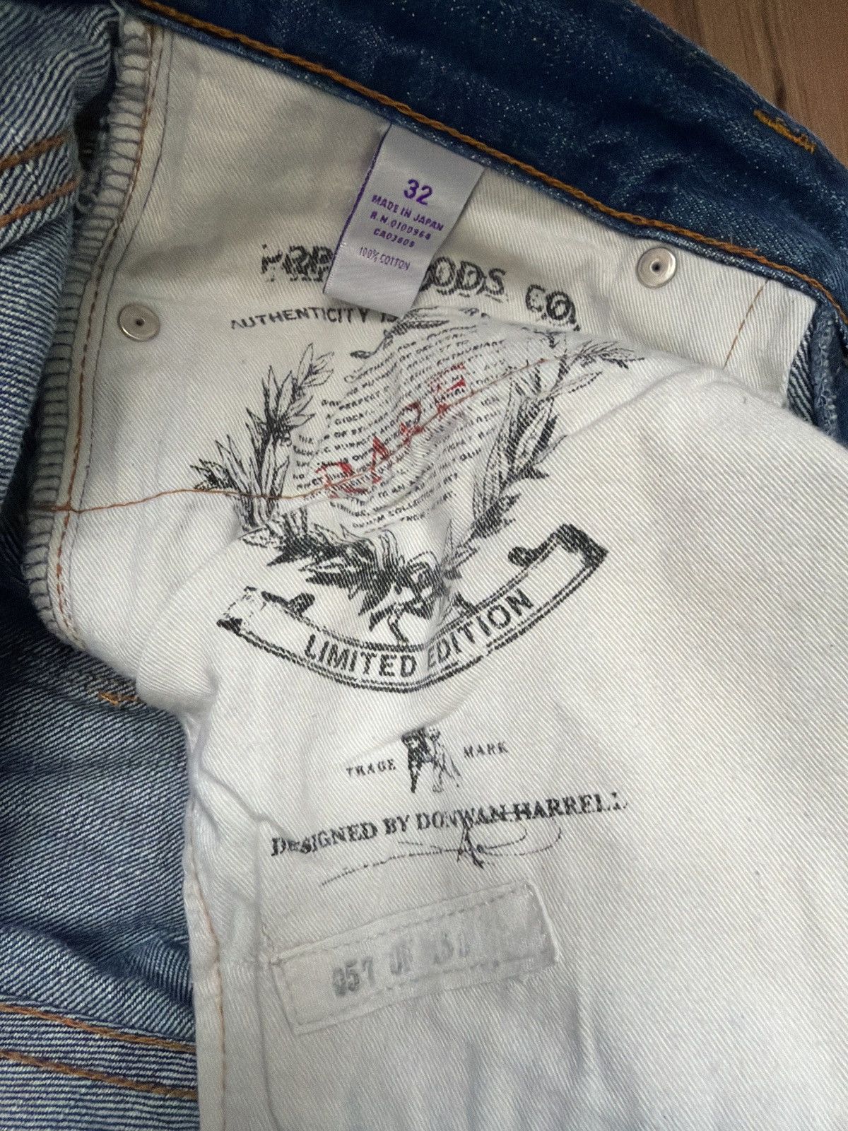 Prps PRPS Rambler – Limited Edition Nr. 057 Selvedge Denim Size US 32 / EU 48 - 8 Thumbnail