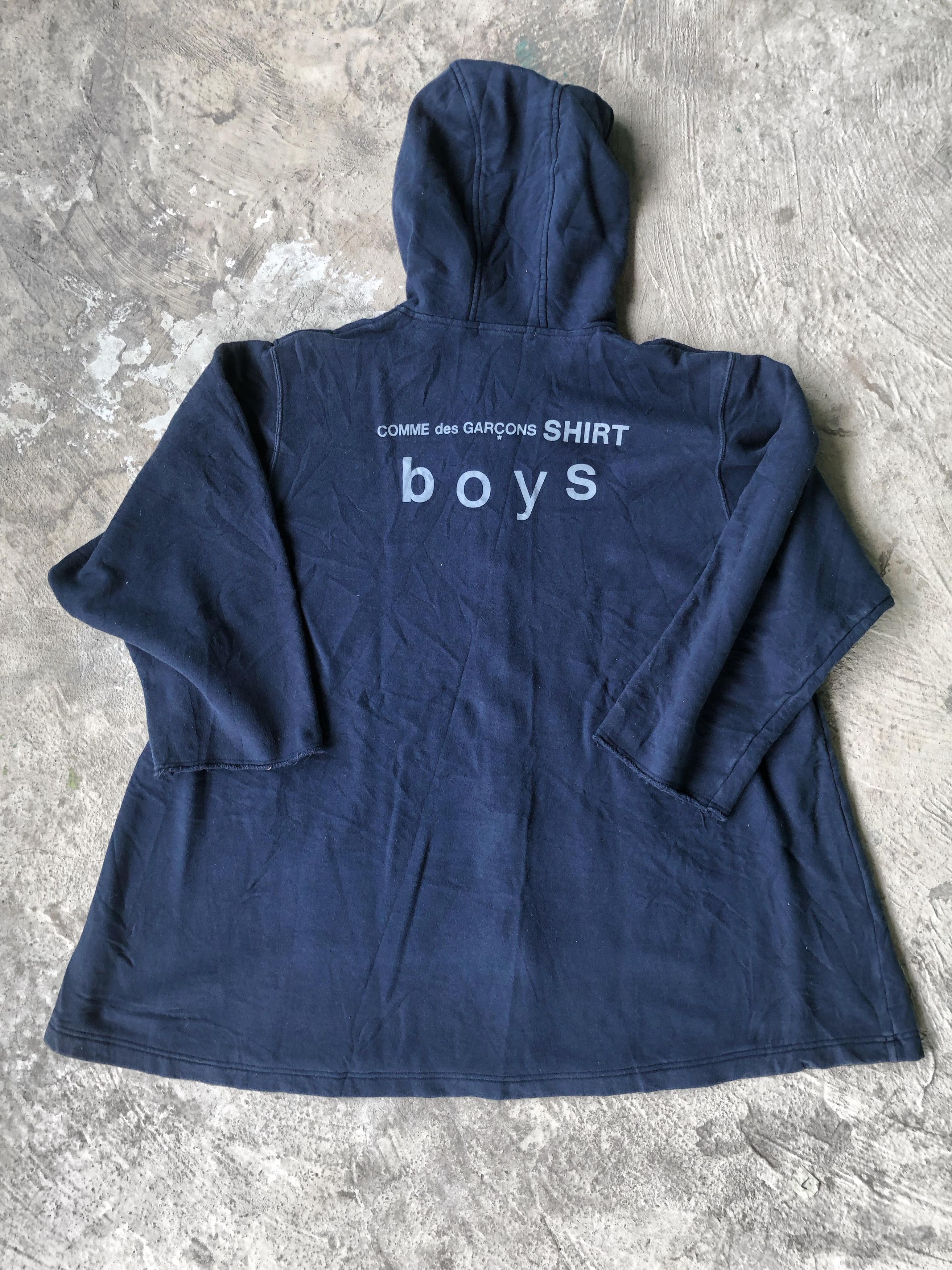 Unfinished Oversize Hoodie Comme des Garcons