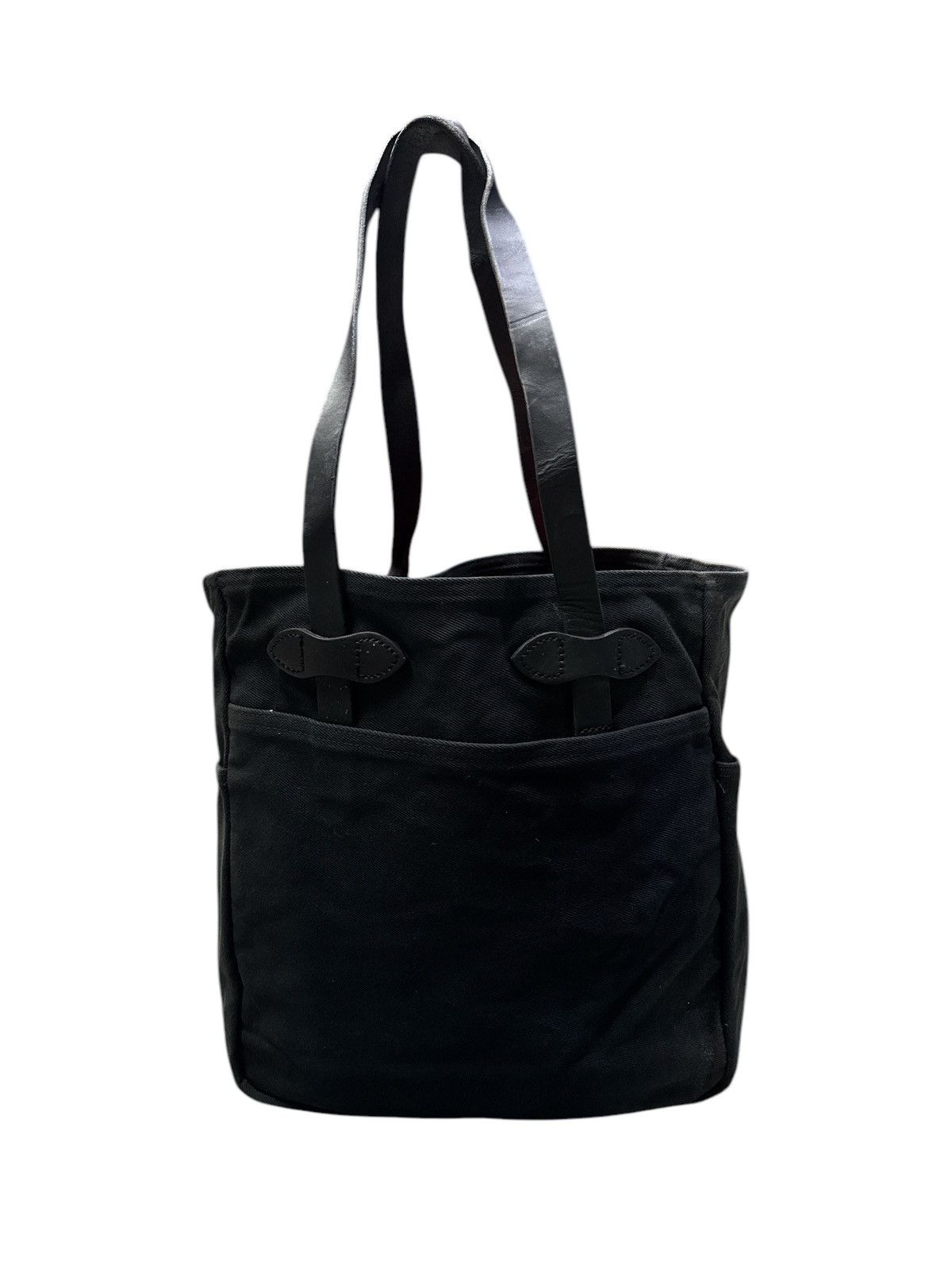 Filson VINTAGE FILSON RUGGED TWILL LEATHER STRAP TOTE BAG Size ONE SIZE - 1 Thumbnail