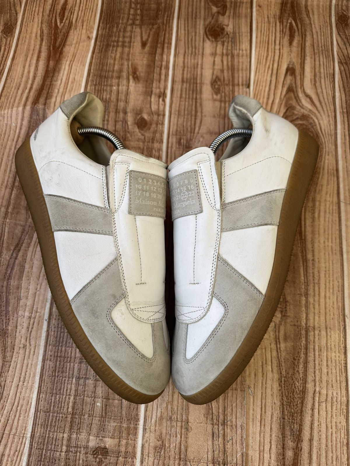 Maison Margiela Maison Margiela's Laceless GAT White/Gray Sneakers Size US 8 / EU 41 - 6 Thumbnail