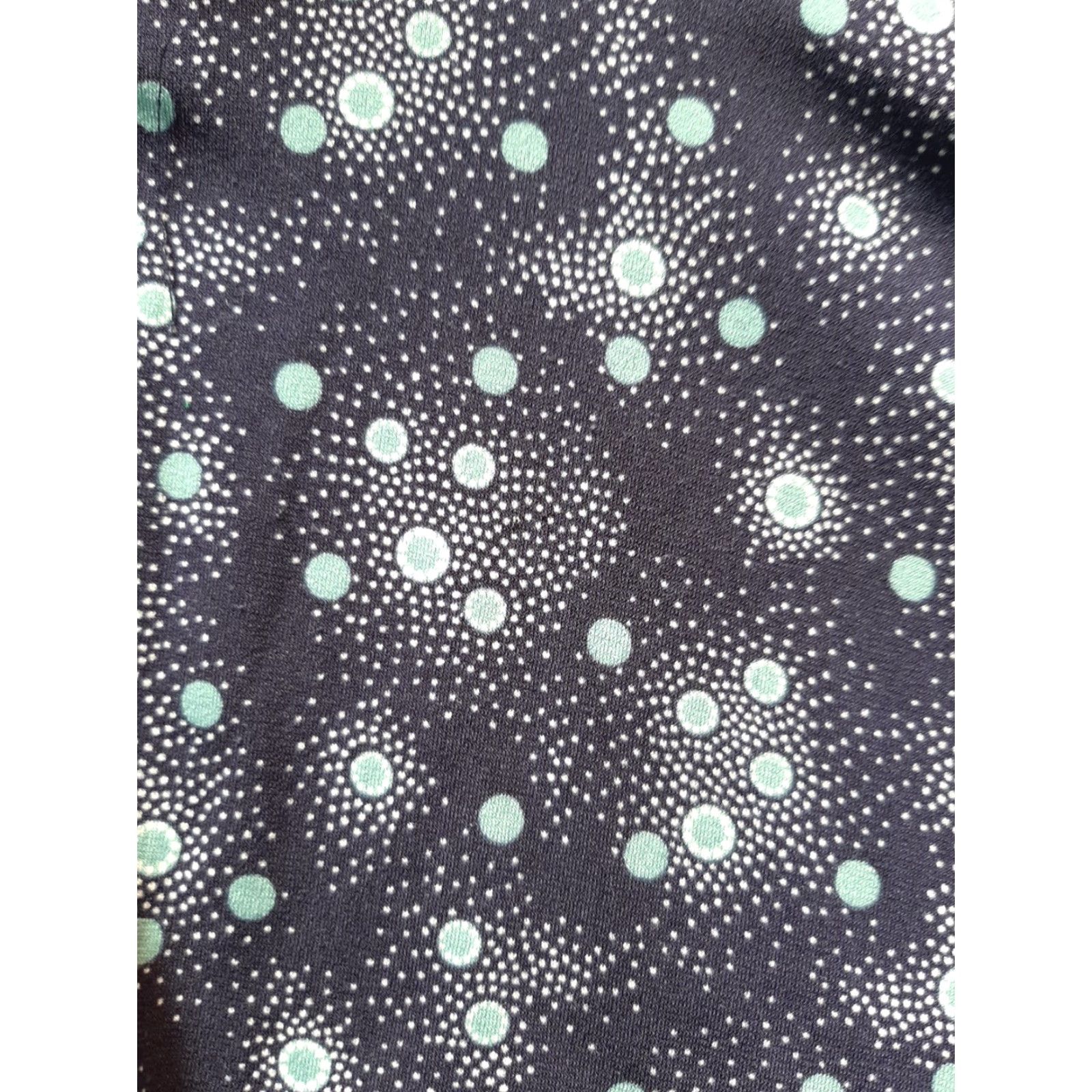 Vintage Chaus New York Womens M Top Long Sleeve Dark Blue Dott Pattern Blouse Womens M Size M / US 6-8 / IT 42-44 - 2 Thumbnail
