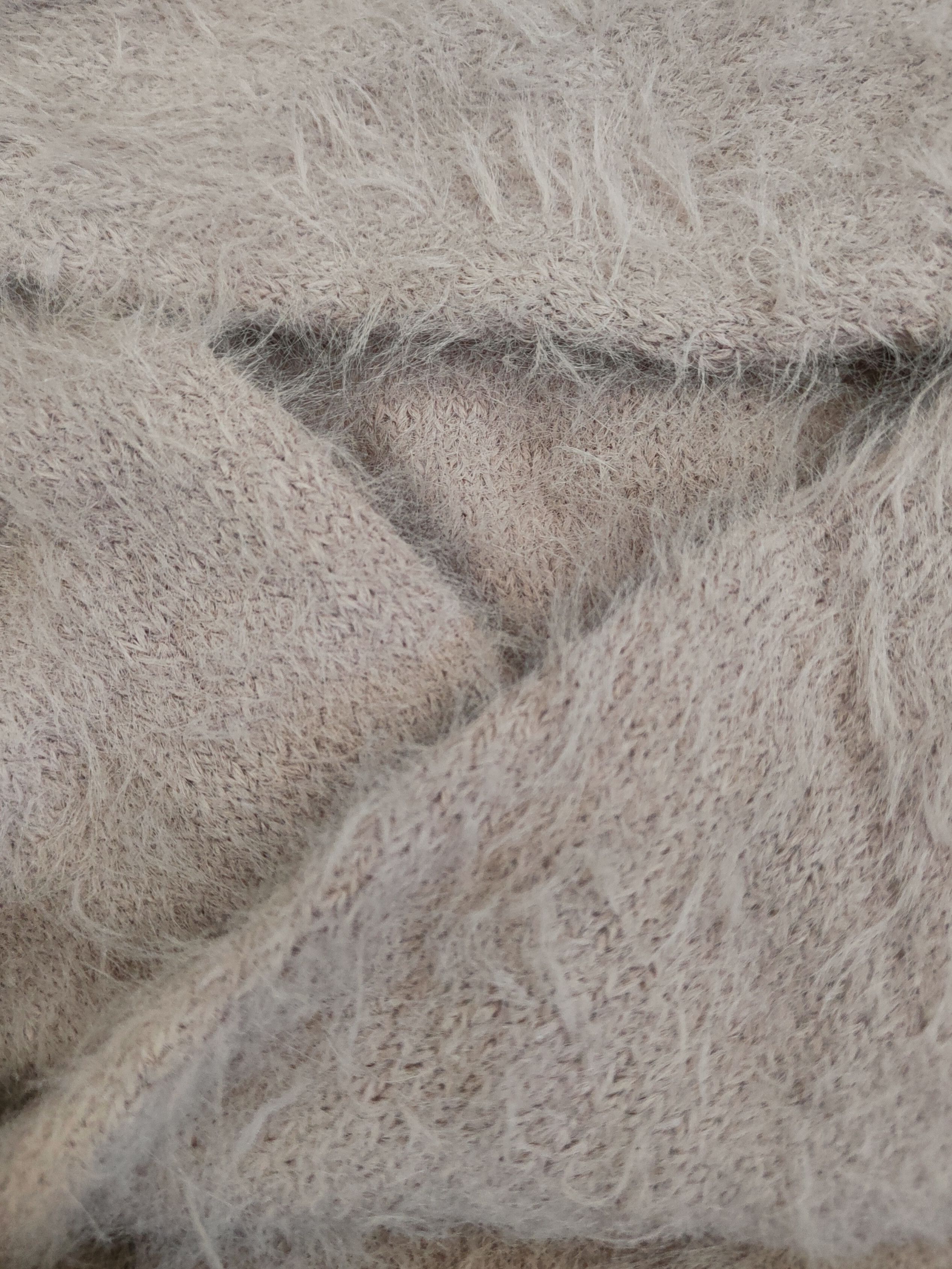 Japanese Brand DL Khalita Light Purple Fur Mohair Knitwear #46-547 Size S / US 4 / IT 40 - 11 Thumbnail