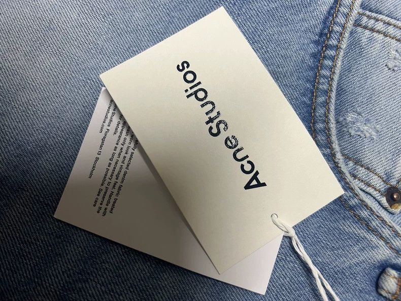 Acne Studios Acne studios Light blue straight leg jeans 2502-Nextarrow Size US 31 - 3 Thumbnail