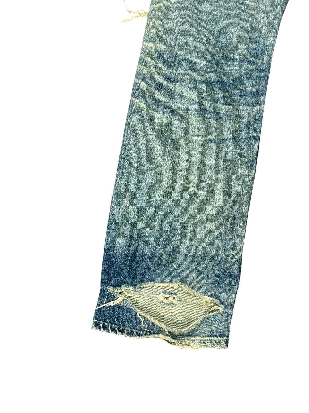 Levi's Vintage Clothing Levi’s Big E 701 LVC Japan Straight Distress Selvedge 3🟦5 Size US 29 - 11 Thumbnail