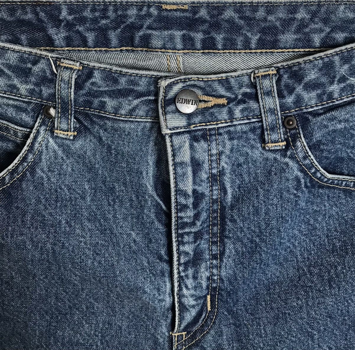 Edwin Edwin Vintage 90s Jeans London Slim Men's 31x32 Washed Blue Size US 31 - 6 Thumbnail