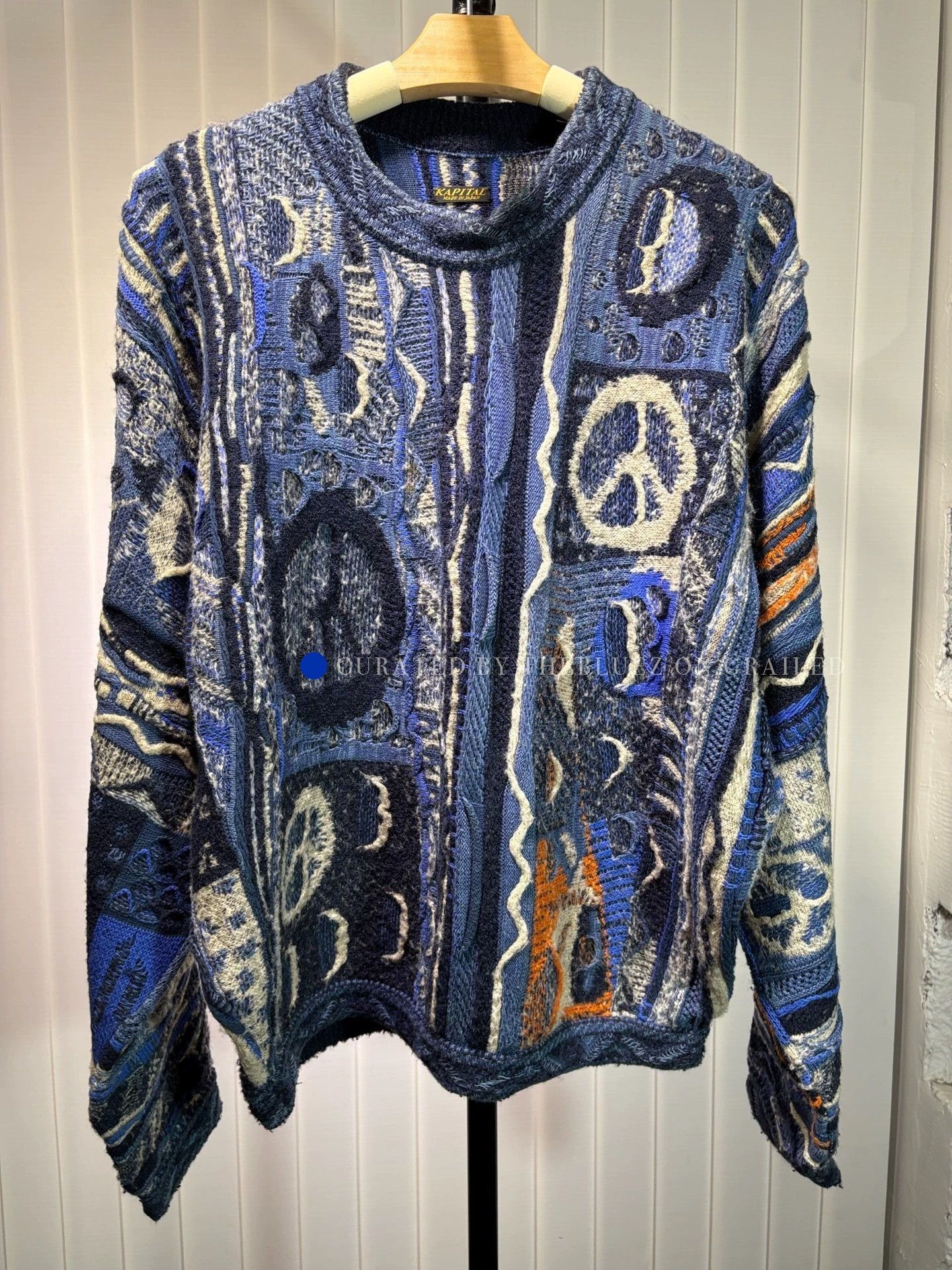 Kapital Vintage Boro Anti-War Multi Sweater Size US S / EU 44-46 / 1 - 1 Thumbnail