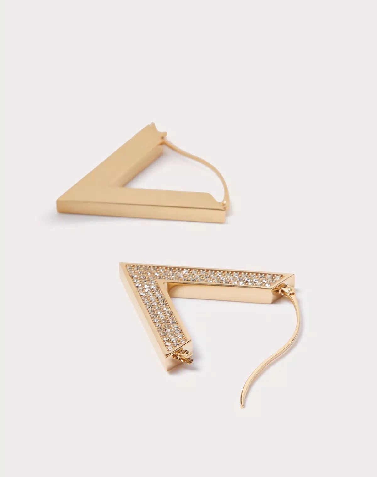 Valentino oc11z0725 Size:OS/Swarovski® Crystal Earrings in Golden Size ONE SIZE - 5 Thumbnail