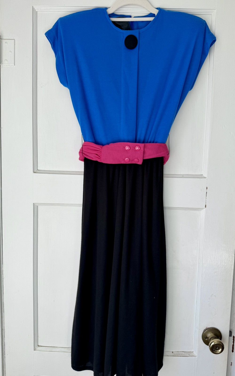 Other Authentic 80s Color-block Dress Size S / US 4 / IT 40 - 1 Thumbnail