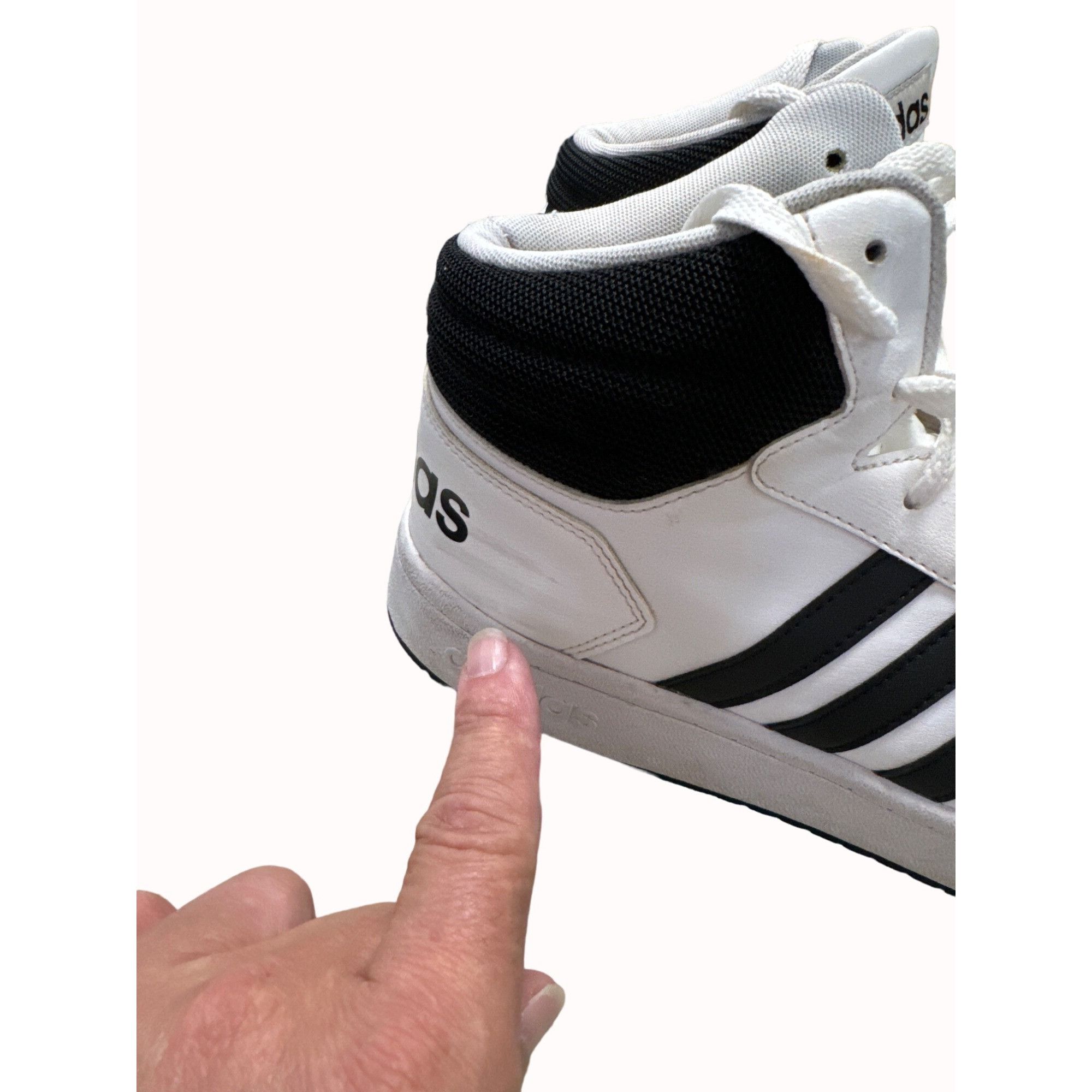 Adidas Adidas hoops basketball shoes sneakers men’s white size 11 S Size US 11 / EU 44 - 6 Thumbnail