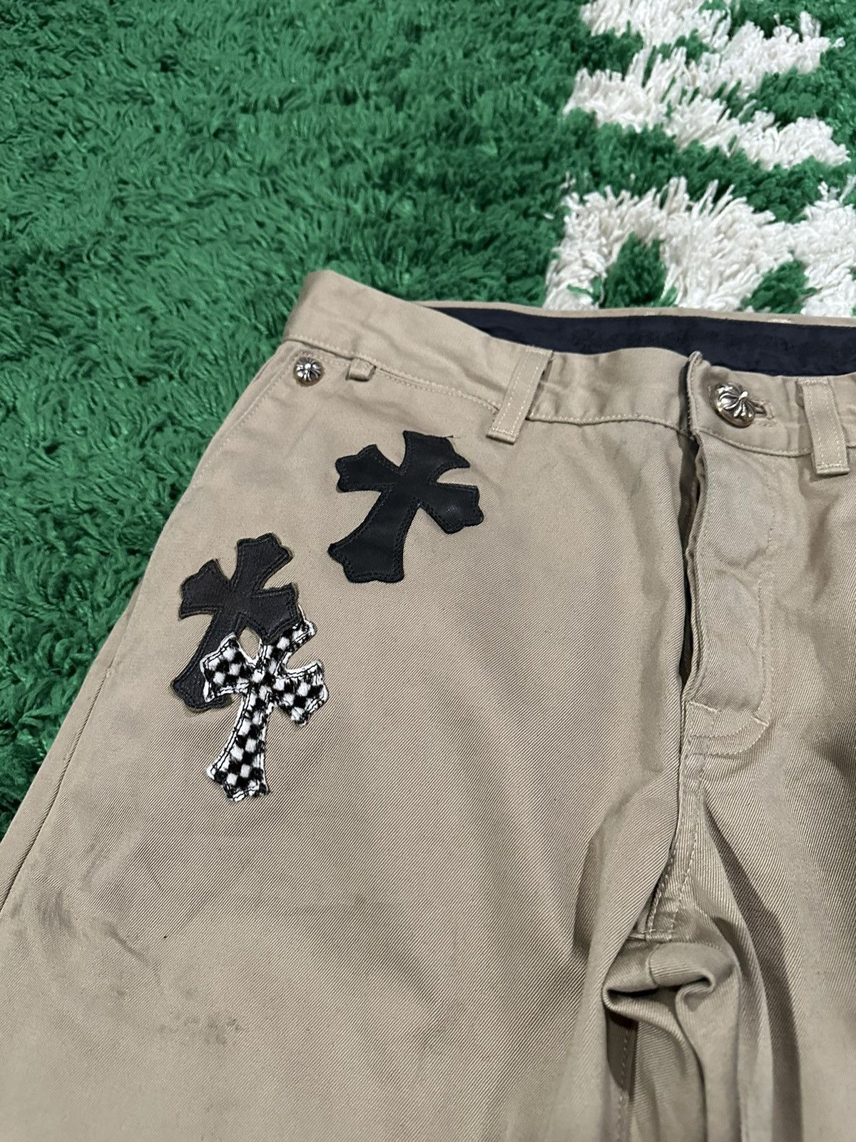 Chrome Hearts Chrome Hearts 40 Patch Tan Chino Pants Size US 34 / EU 50 - 6 Thumbnail