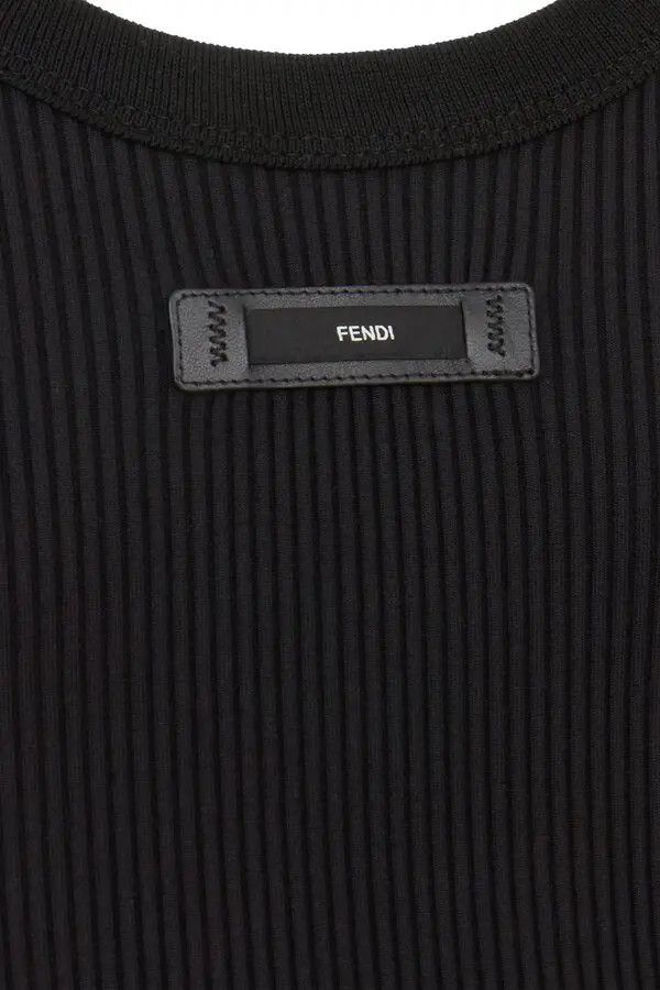 Fendi o1w1db10625 FY1278 Tank Top in Black Size US M / EU 48-50 / 2 - 4 Thumbnail