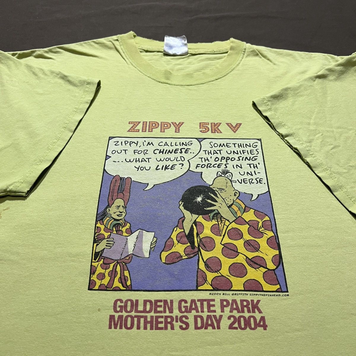 Vintage Vintage Y2K Zippy the Pinhead Bill Griffith Cartoon Graphic Size US XL / EU 56 / 4 - 1 Thumbnail