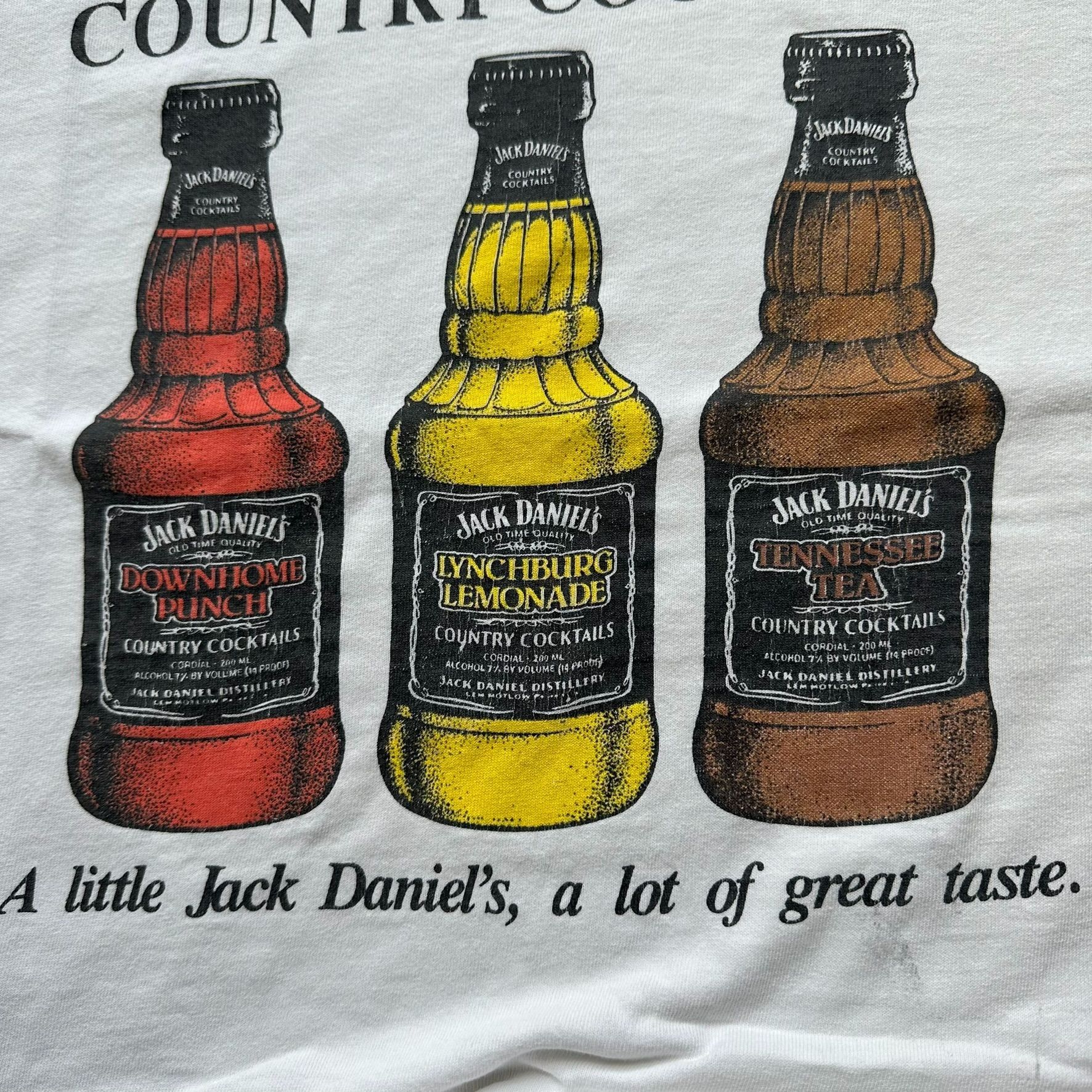 Vintage Vintage 90s Jack Daniel's Whiskey Country Cocktails T-Shirt Size US XL / EU 56 / 4 - 3 Thumbnail